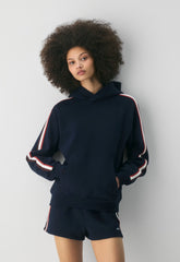 Cozy Sweatfleece Perfect Hoodie - ADMIRAL /MULTI