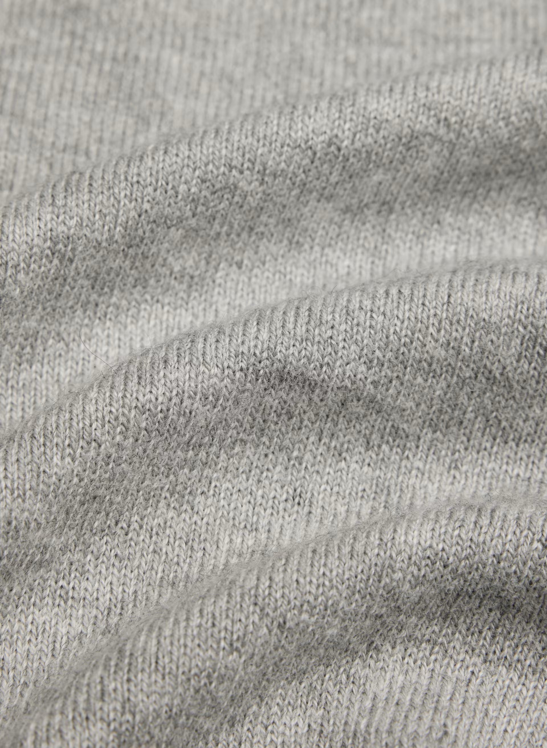 Cotton Charm™ Prep Icon Sweater - H ATHLC GRY/TEDDY BEAR