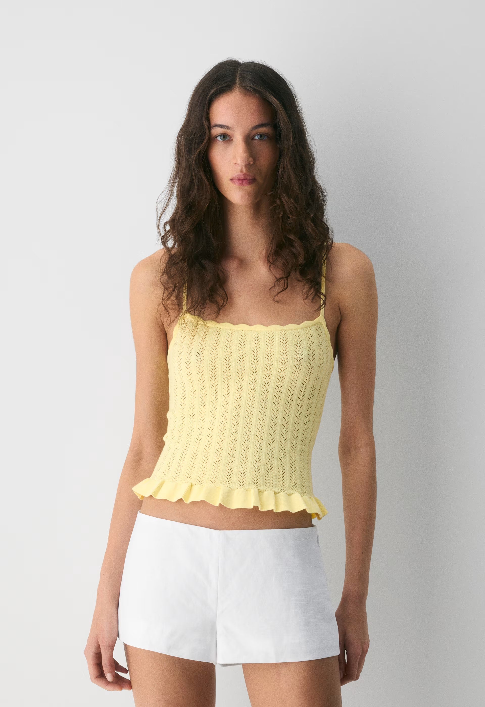 Wonder Yarn Cortland Top - LEMONADE