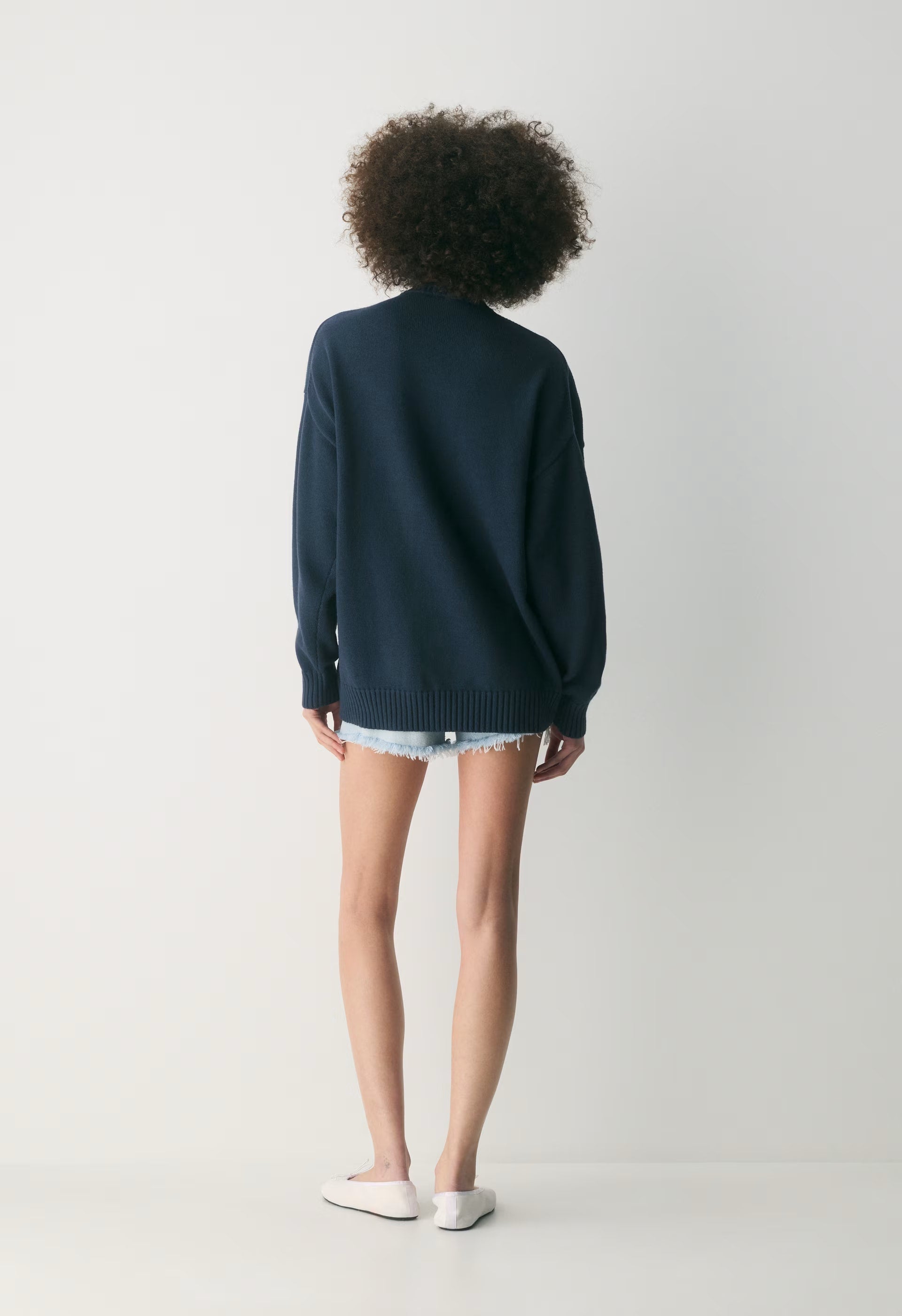 Cotton Charm™ Peggy Icon Sweater - ADMIRAL/ TEDDY BEAR