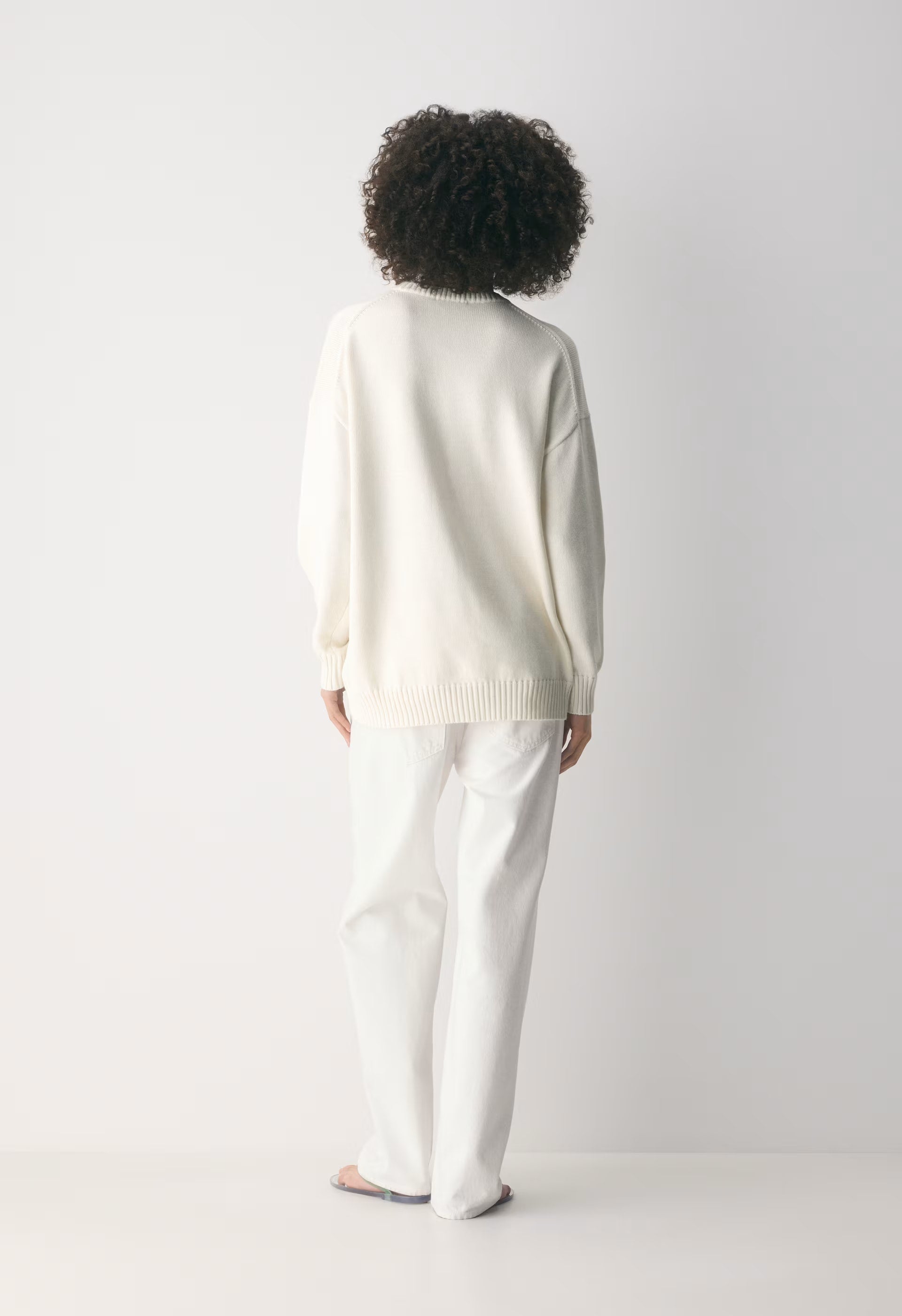 Cotton Charm™ Peggy Icon Sweater - LIGHT BIRCH/GEORGE