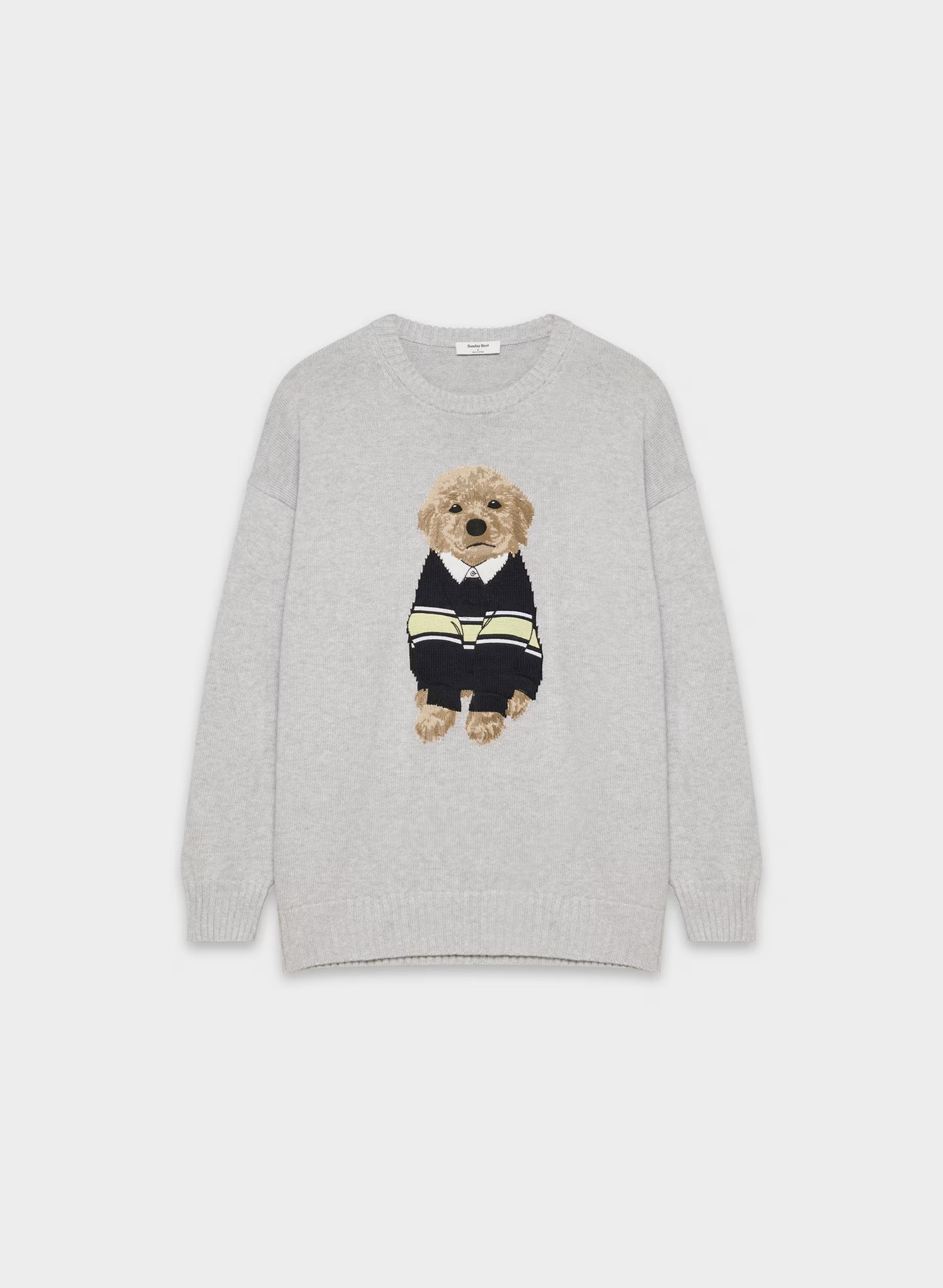 Cotton Charm™ Peggy Icon Sweater - HTHR CHROME /HARLEY