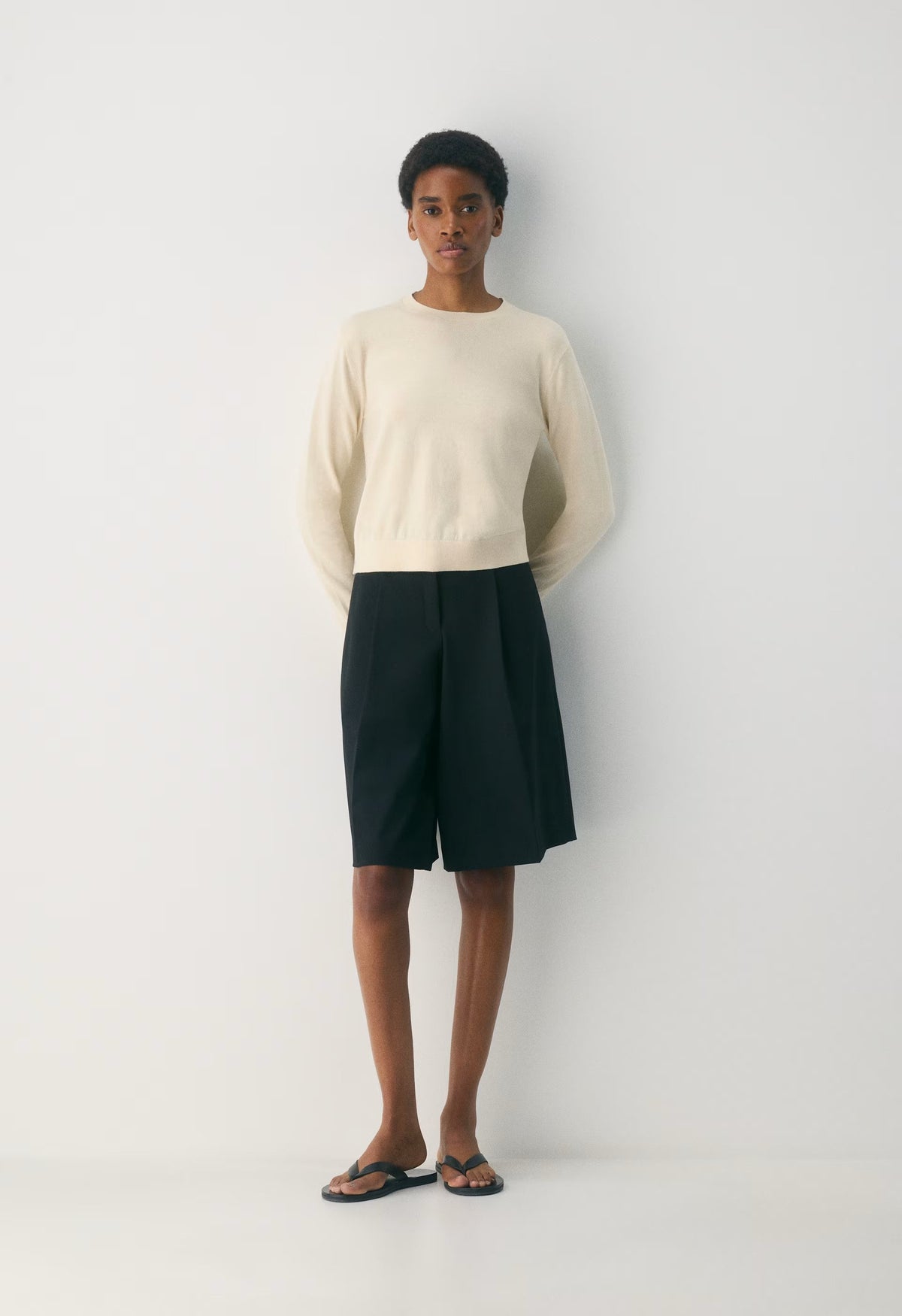 Bloor Sweater - WHITE SHADOW