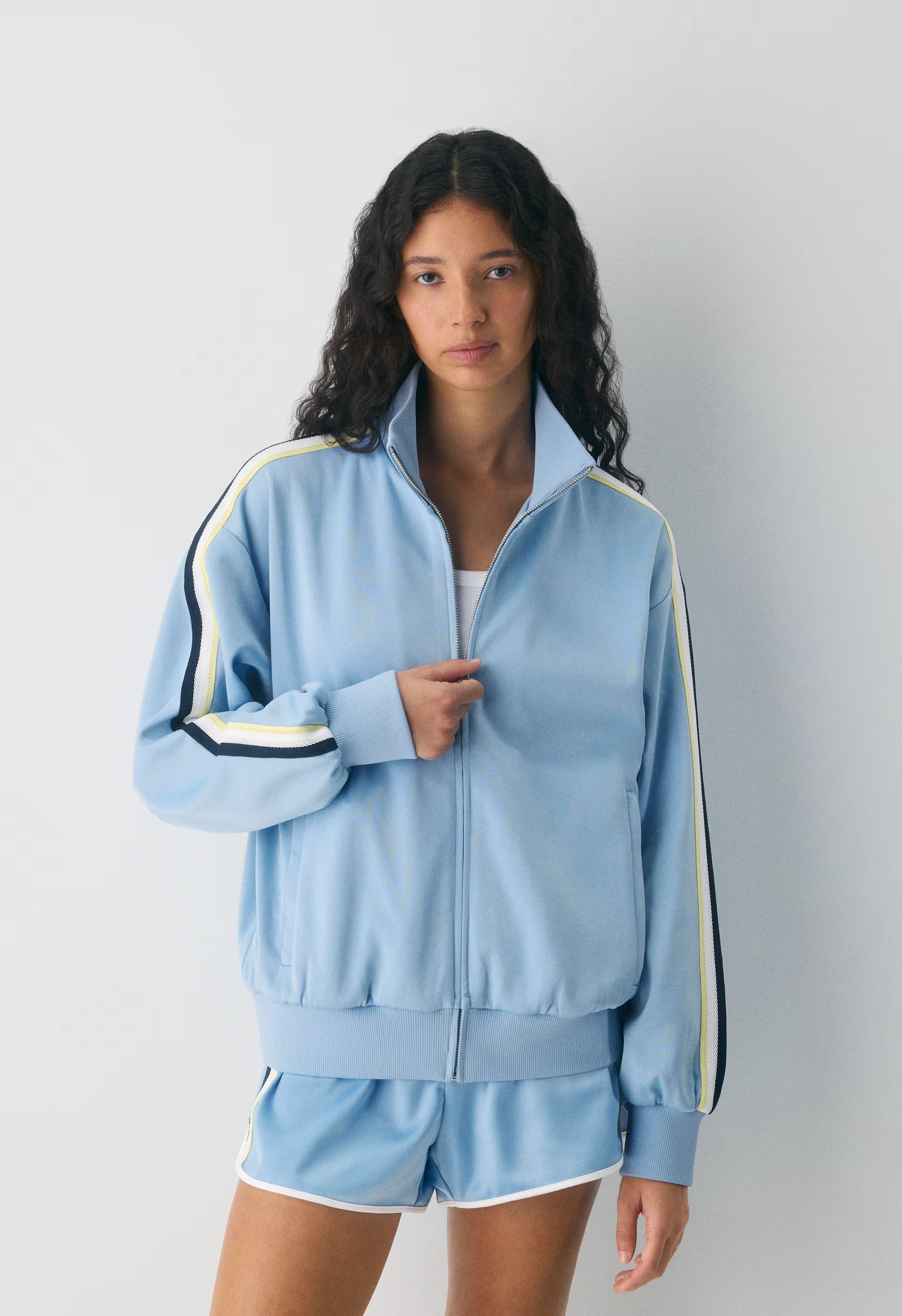 Anfield Track Jacket - RIPPLE BLUE/MULTI