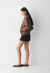 Falcon Jacket - UnReal Leather - CHOCOLATIER BROWN