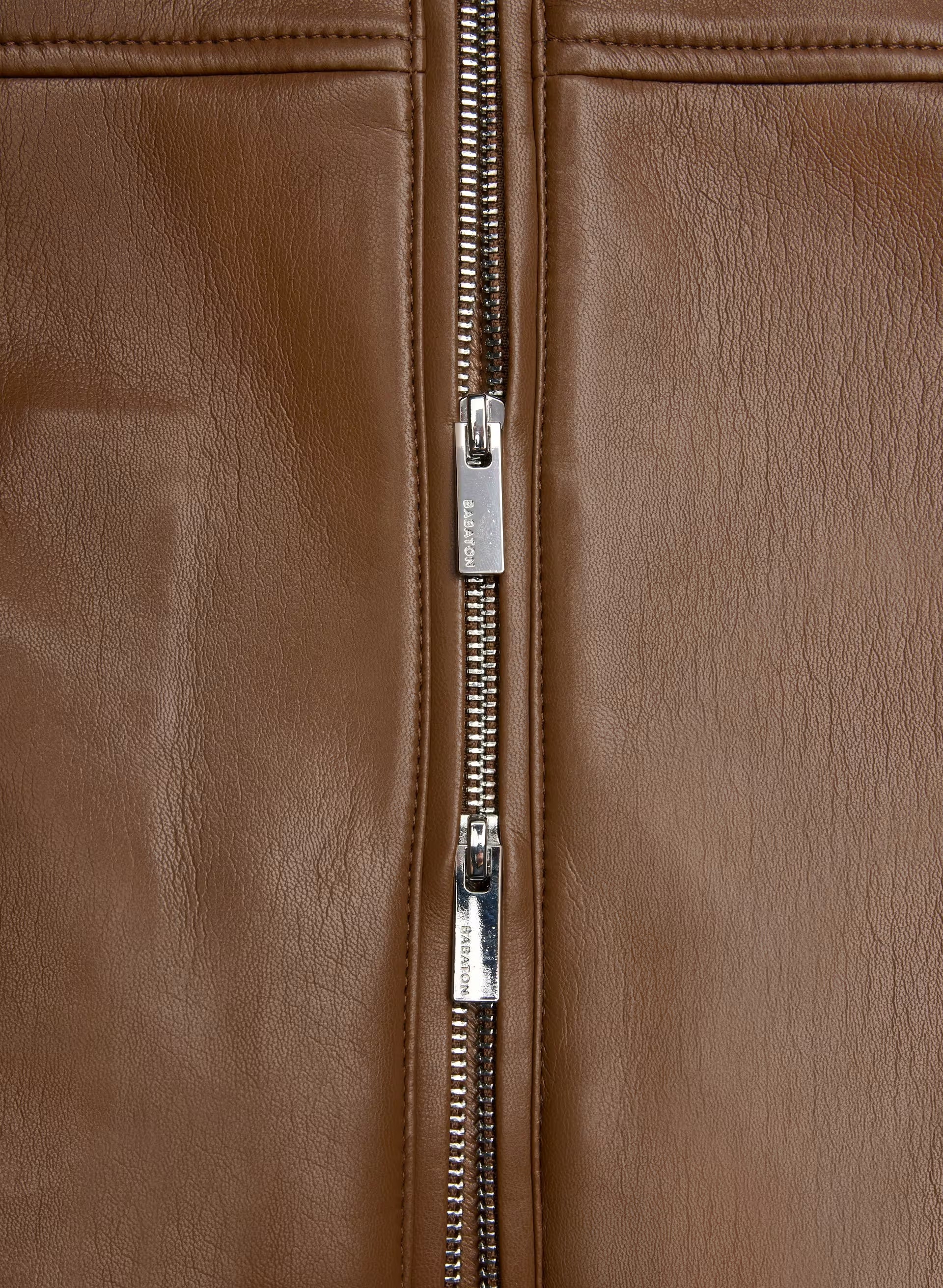 Synergy Bomber - UnReal Leather - CHOCOLATIER BROWN