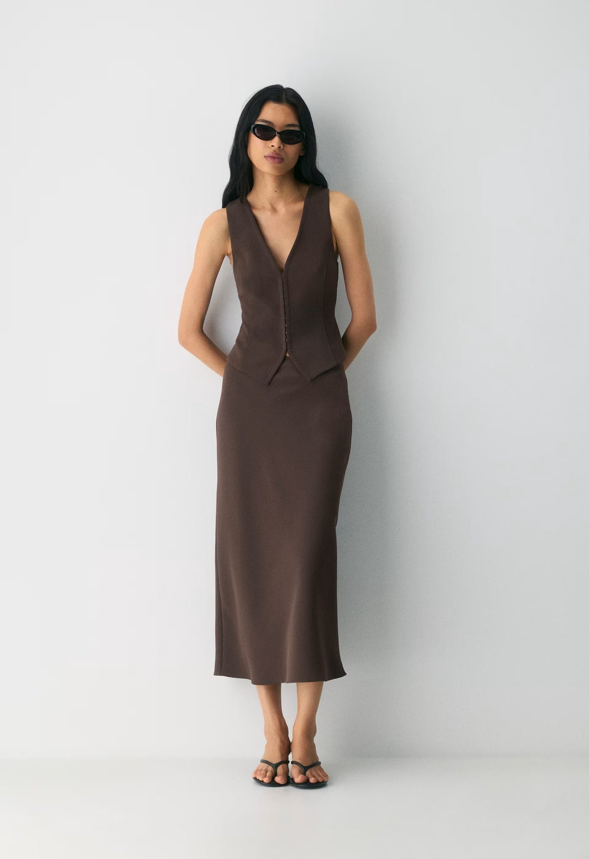 Attire Vest - Crepette™ - RICH MOCHA BROWN