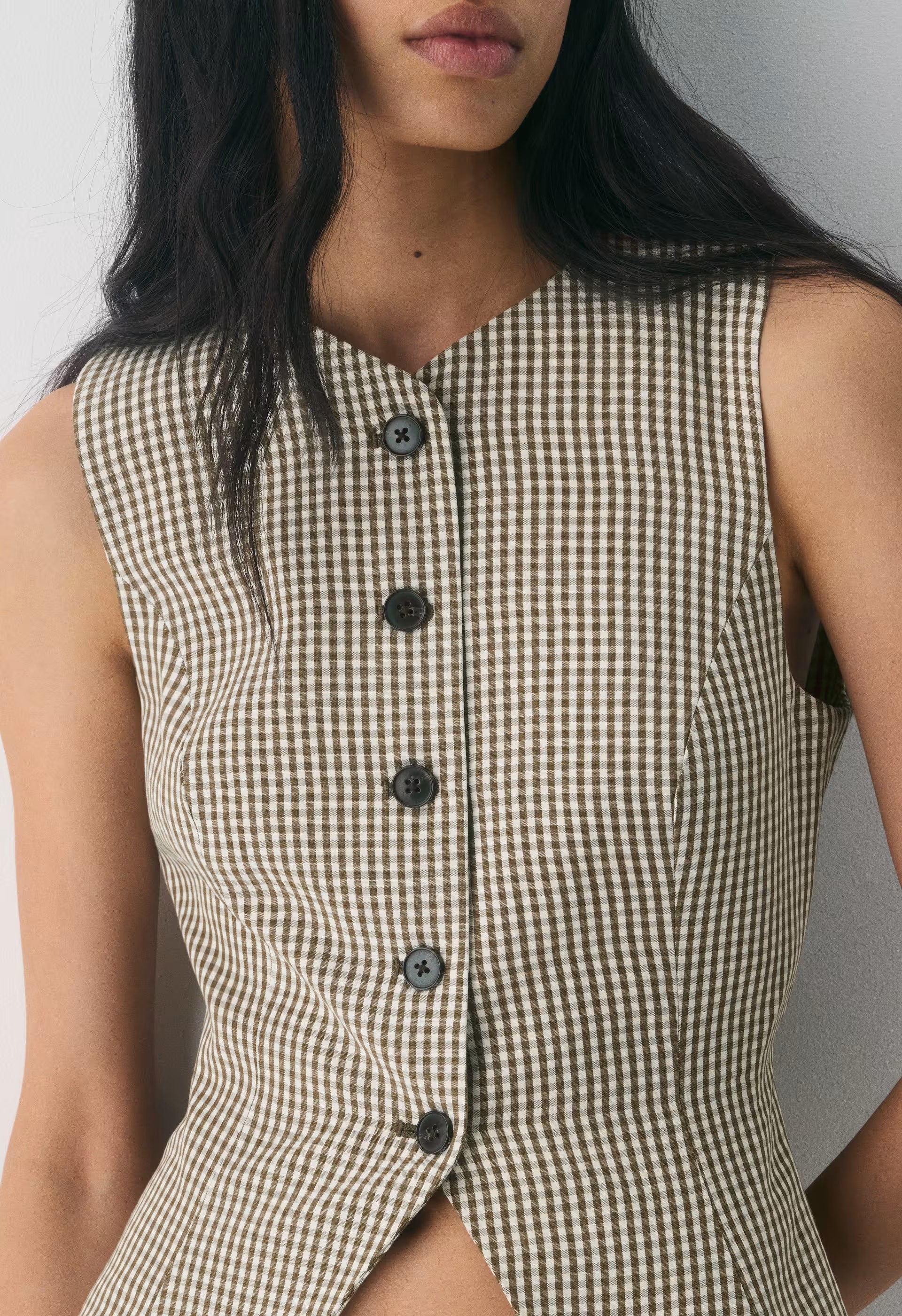 CruiseLinen™ Regal Vest - SRPHN CHCK L BH/CL BR