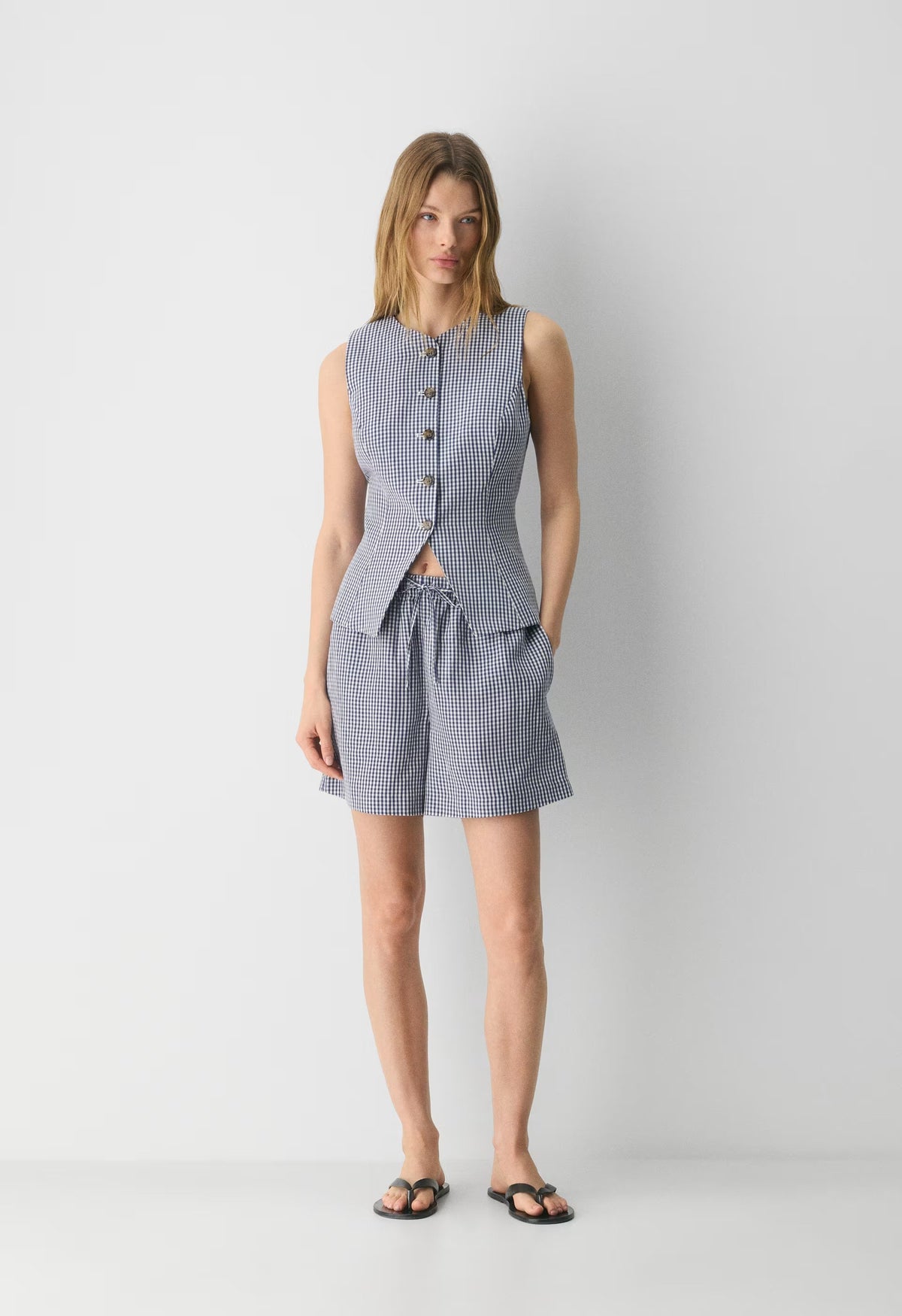 CruiseLinen™ Regal Vest - SRPN CK LT BRH/HBR NVY