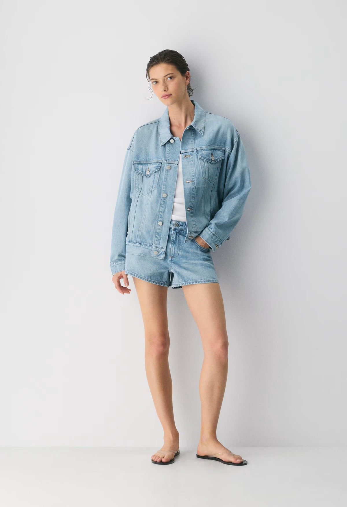 Denim Forum The ‘90s So-Soft Denim Jacket - 7 YRS BLEU TABOO
