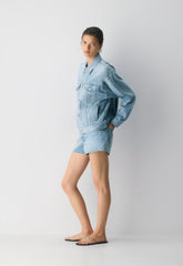 Denim Forum The ‘90s So-Soft Denim Jacket - 7 YRS BLEU TABOO