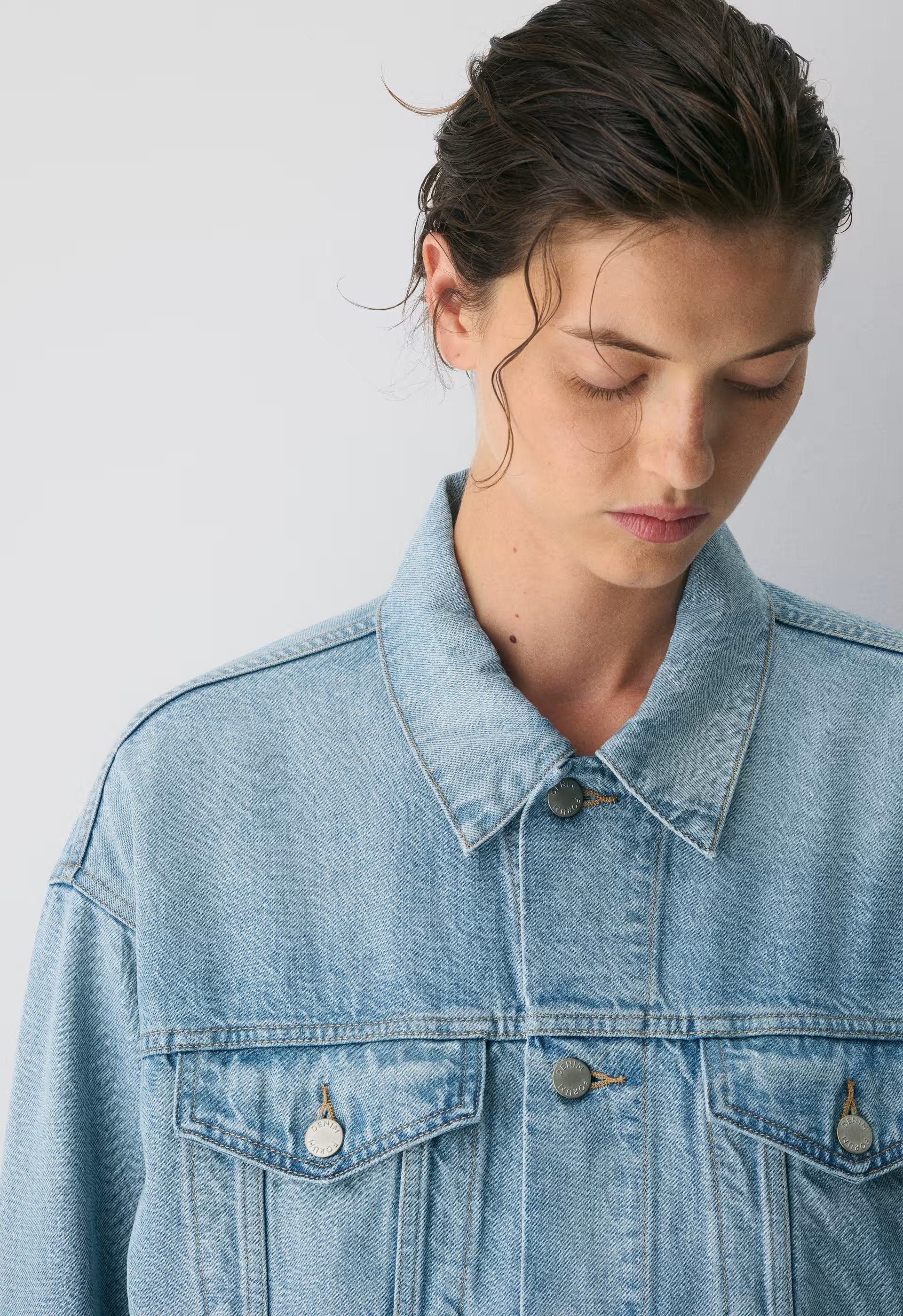 Denim Forum The ‘90s So-Soft Denim Jacket - 7 YRS BLEU TABOO