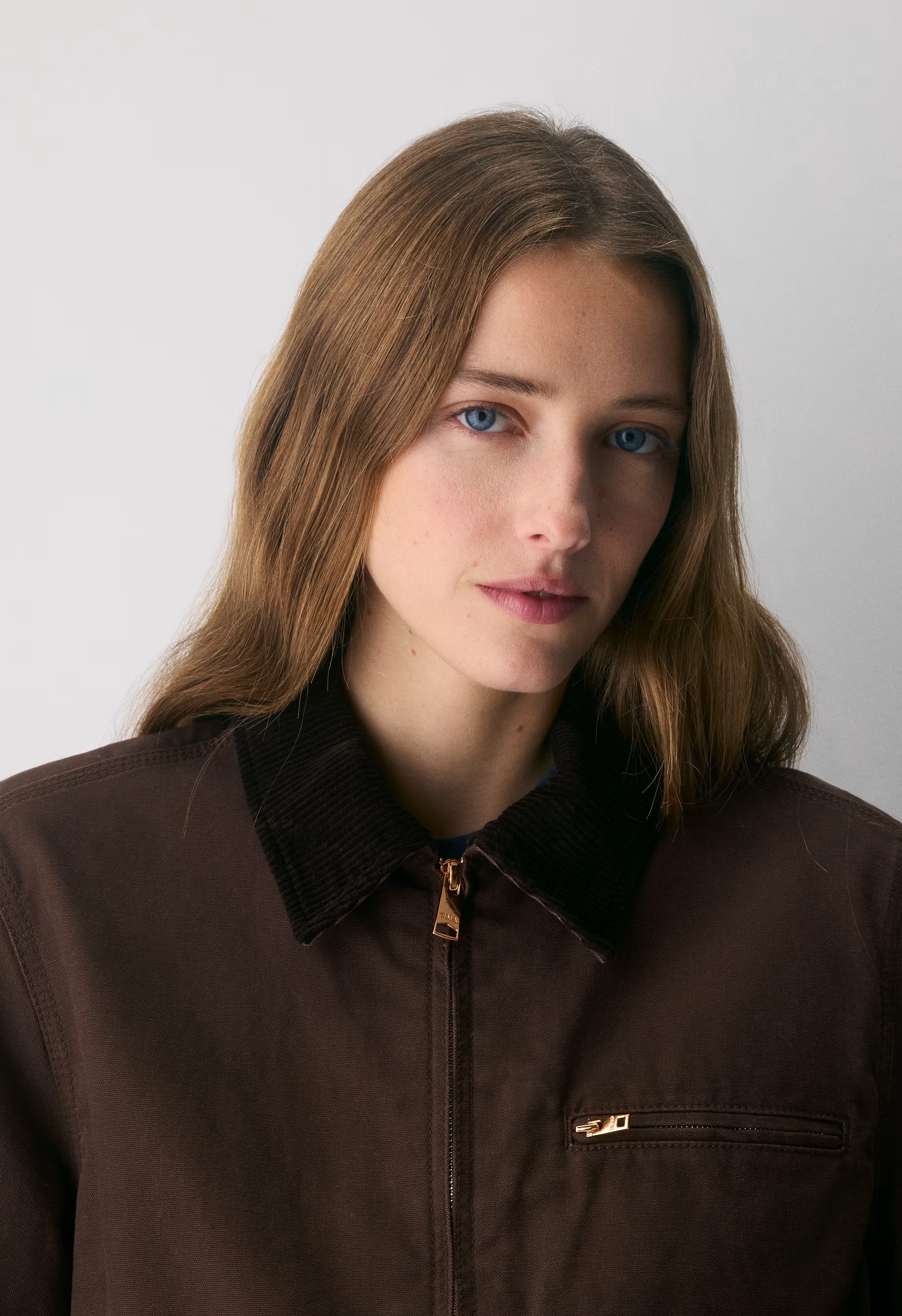 Barkley Lightweight Workwear Jacket - CELLO BROWN