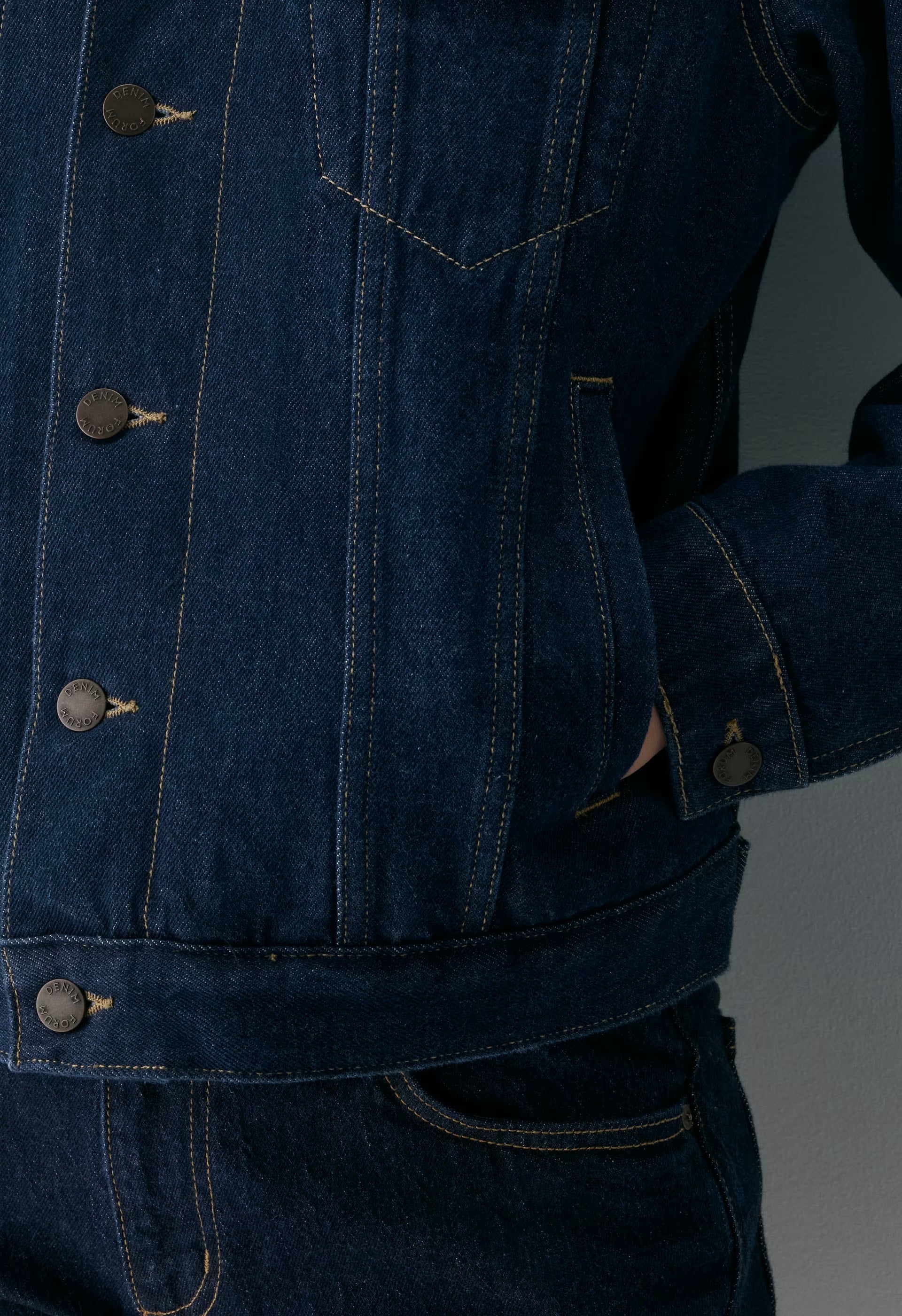 Denim Forum Winona Denim Jacket - NO-STRESS INDG DK BL