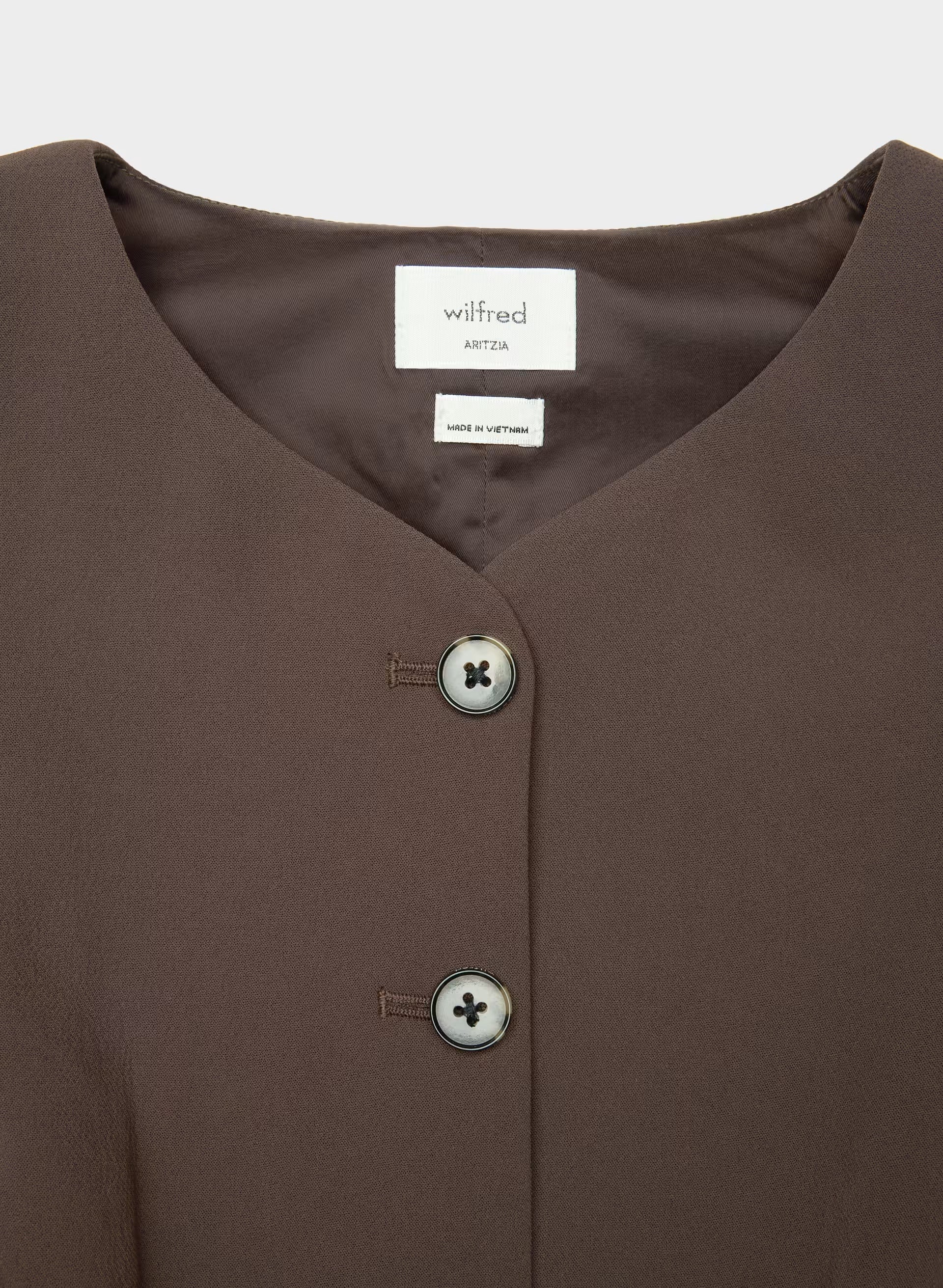 Regal Vest - Crepette™ - RICH MOCHA BROWN