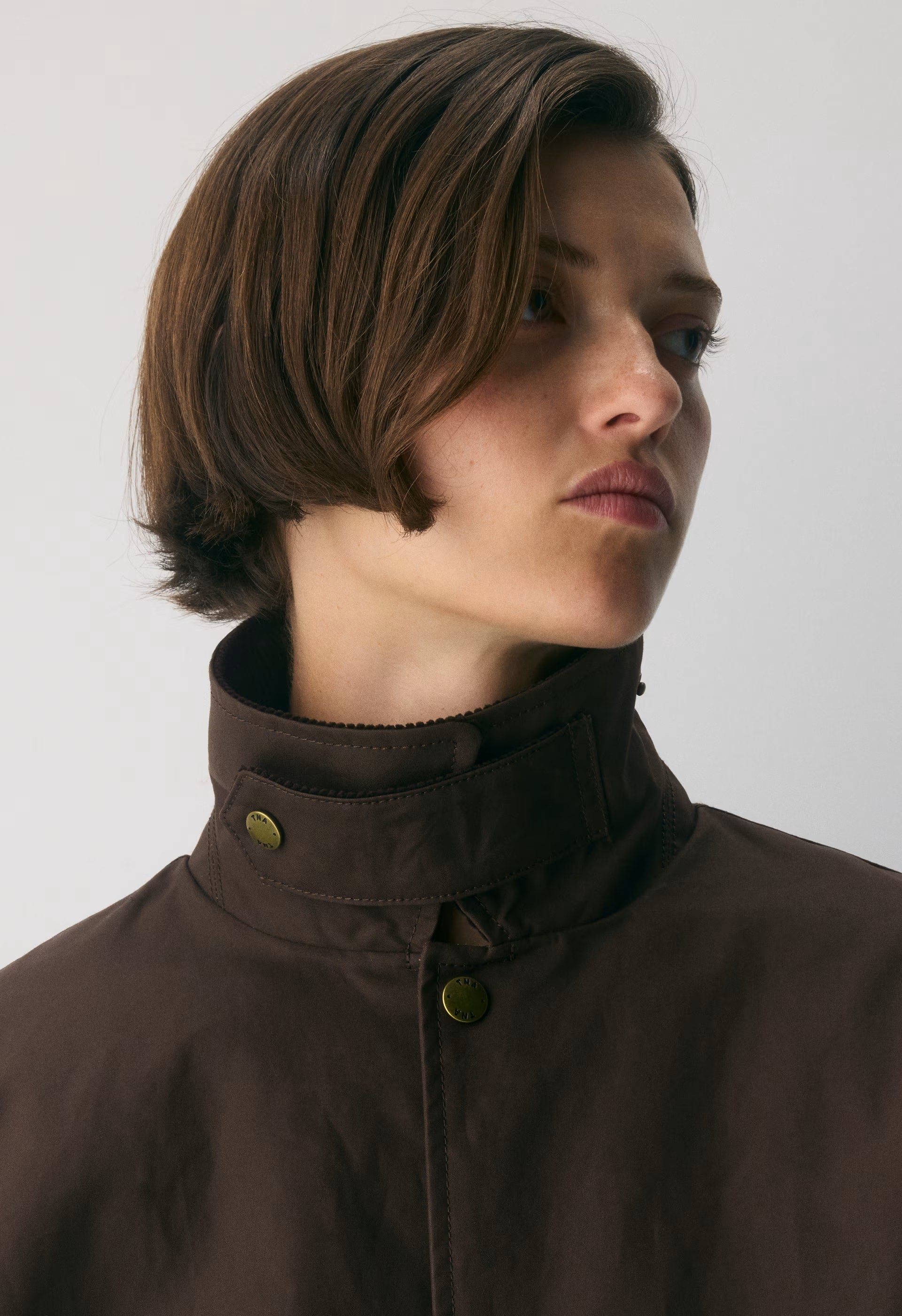 Soundwave Waxed Trench Coat - BURNT BROWN