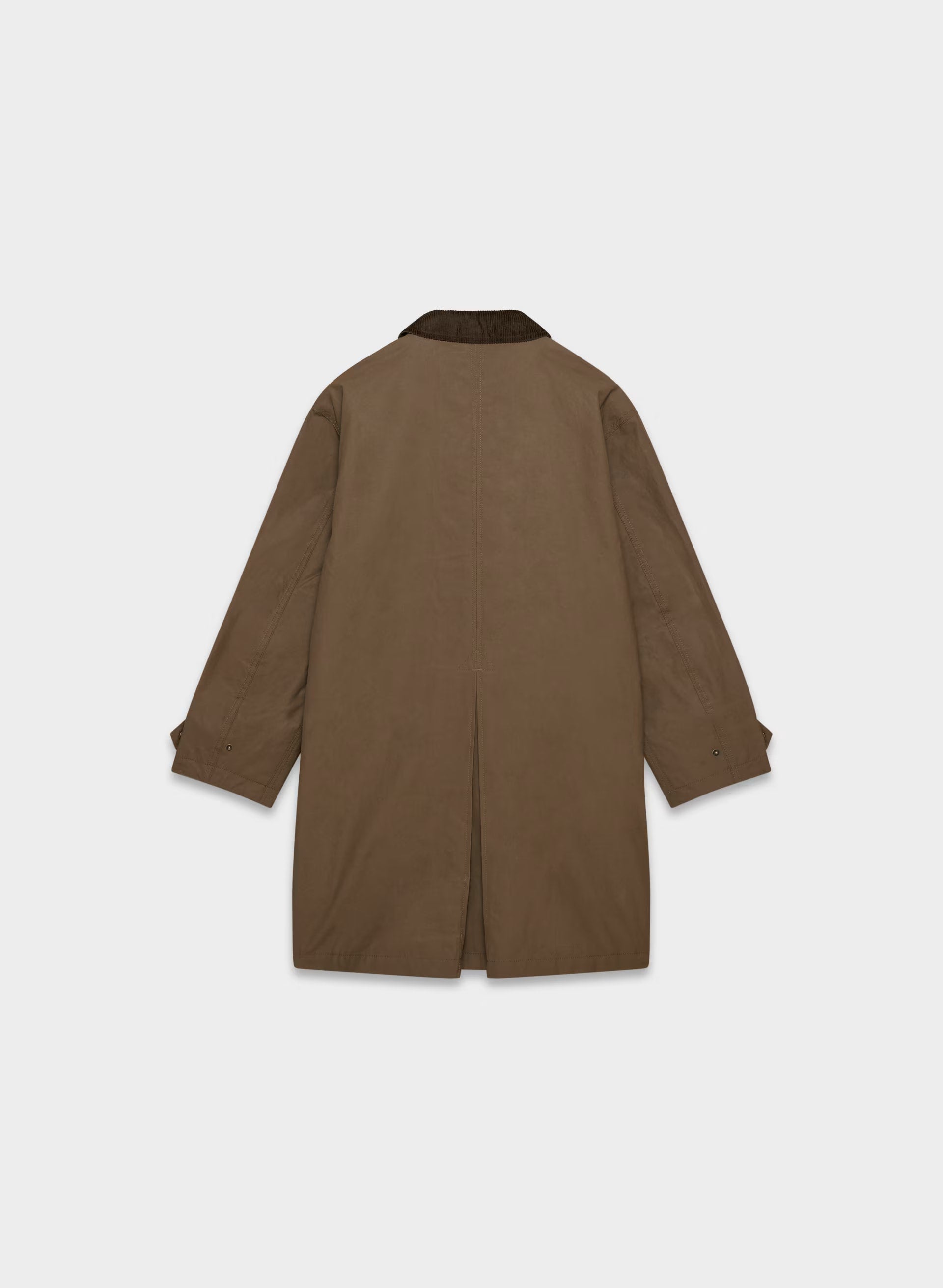 Soundwave Waxed Trench Coat - SYCAMORE BROWN