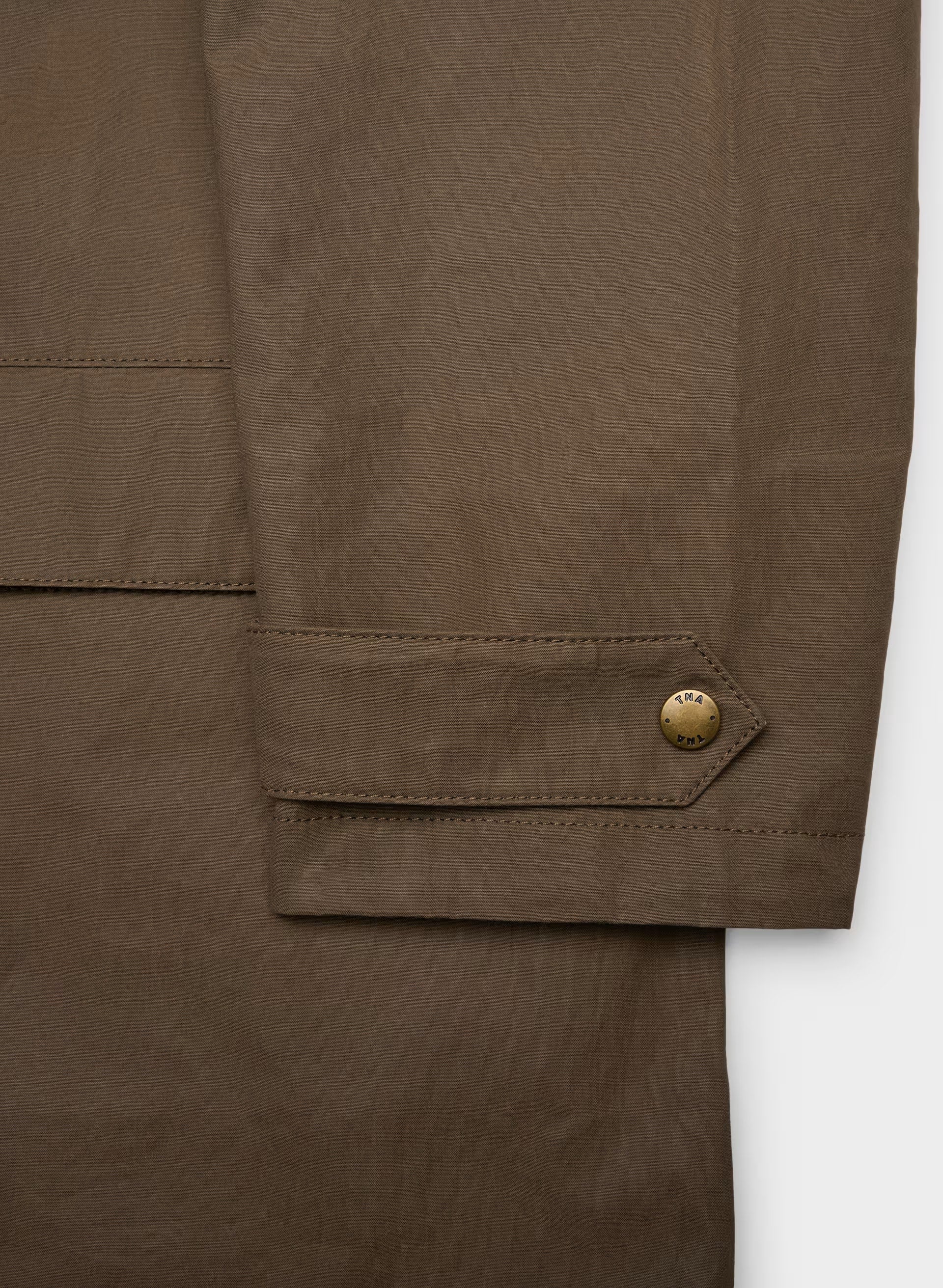 Soundwave Waxed Trench Coat - SYCAMORE BROWN