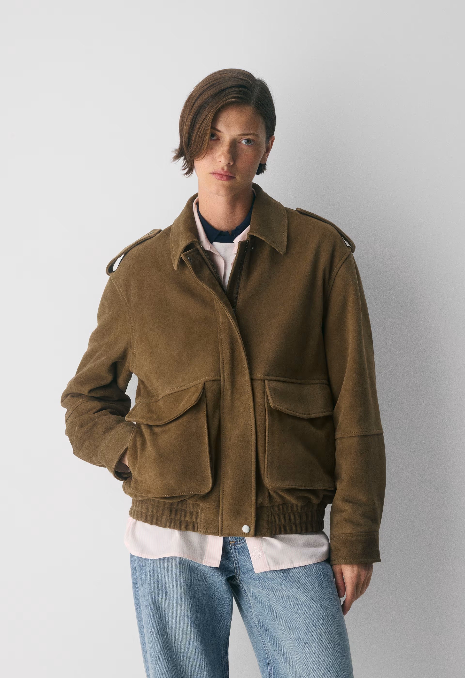 Tennant Bomber - Suede - RUSTICAL BROWN