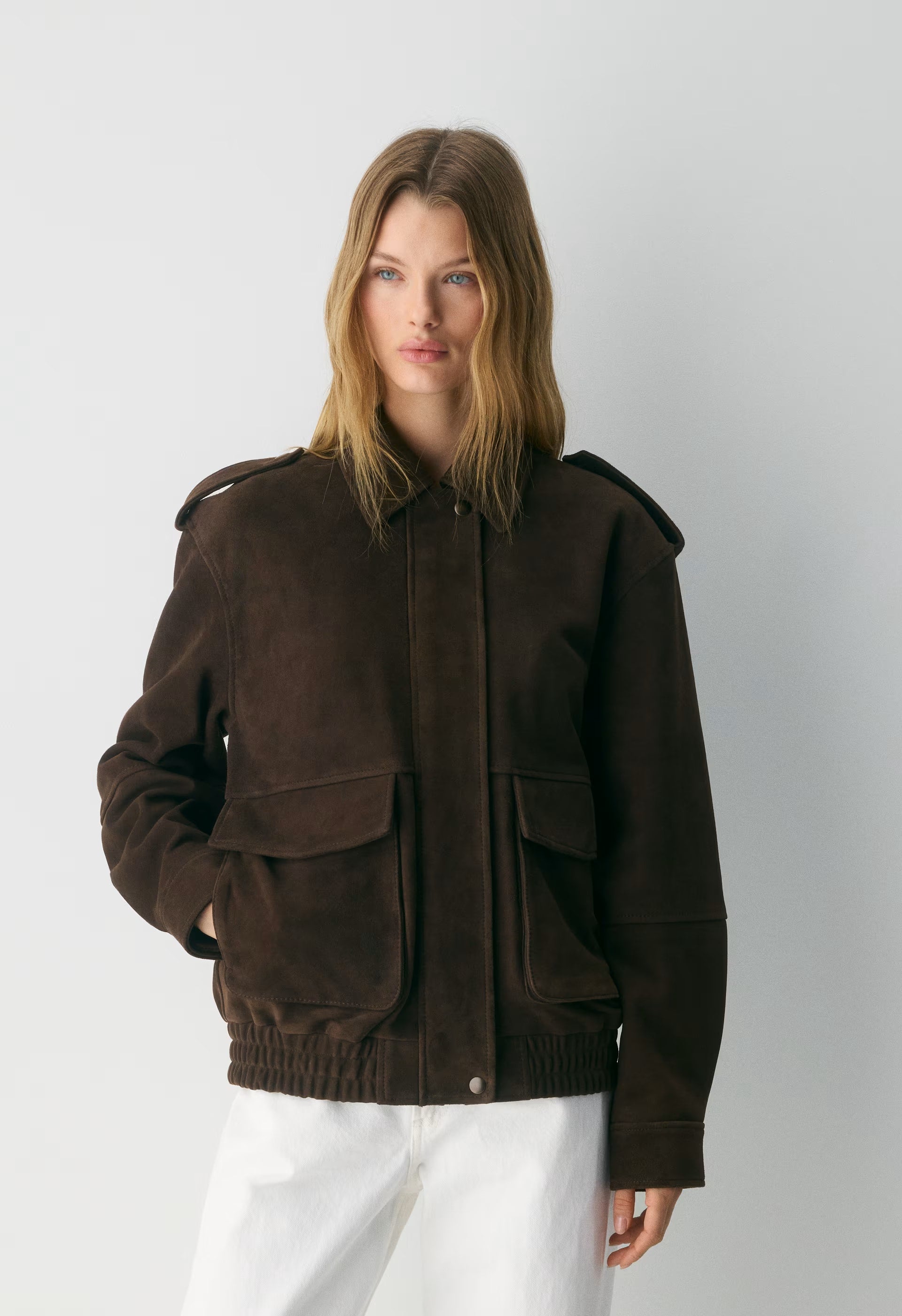 Tennant Bomber - Suede - CACAO NIB BROWN