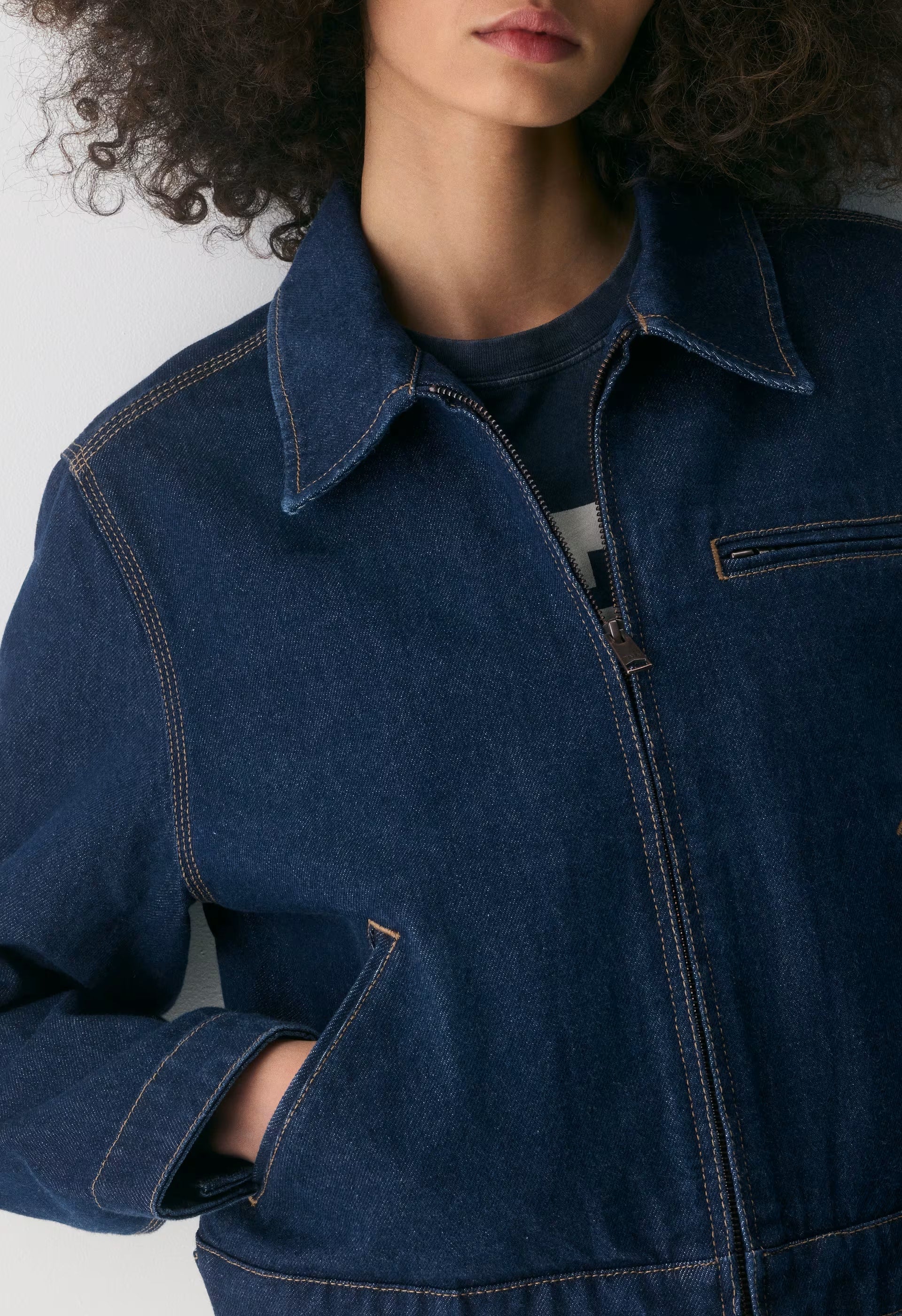 Barkley Lightweight Denim Jacket - NO-STRESS INDG DK BL