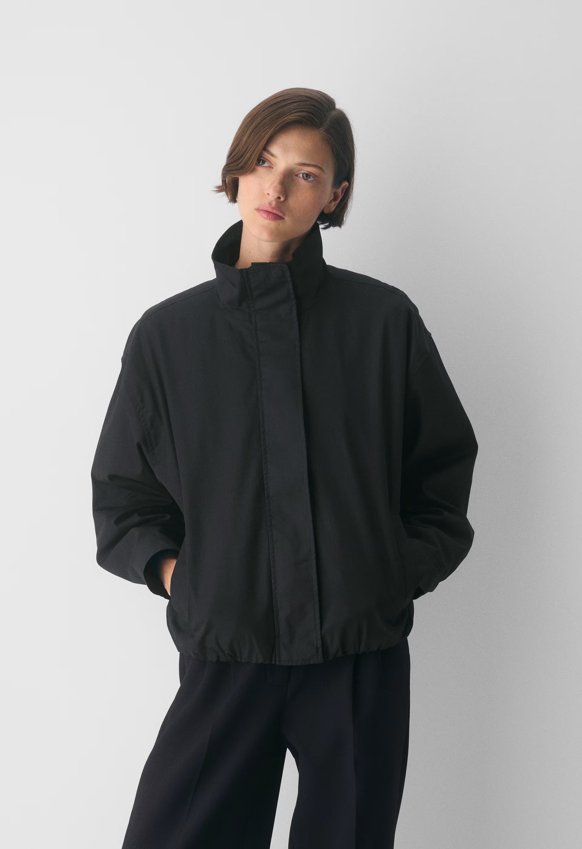 Geneva Jacket - City Twill - BLACK