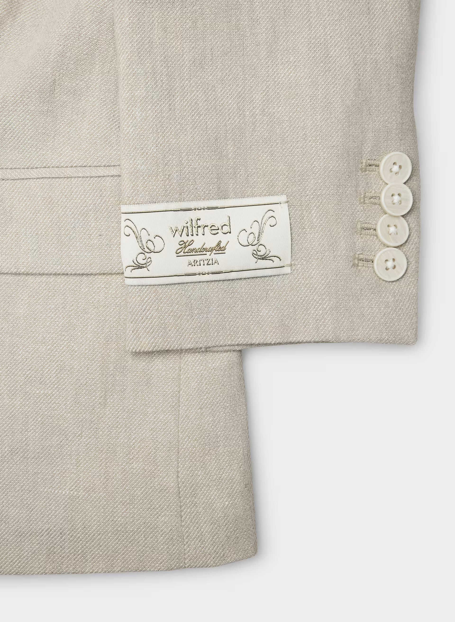 Etiquette Blazer - PowerLinen™ - UNDYED DARK ECRU