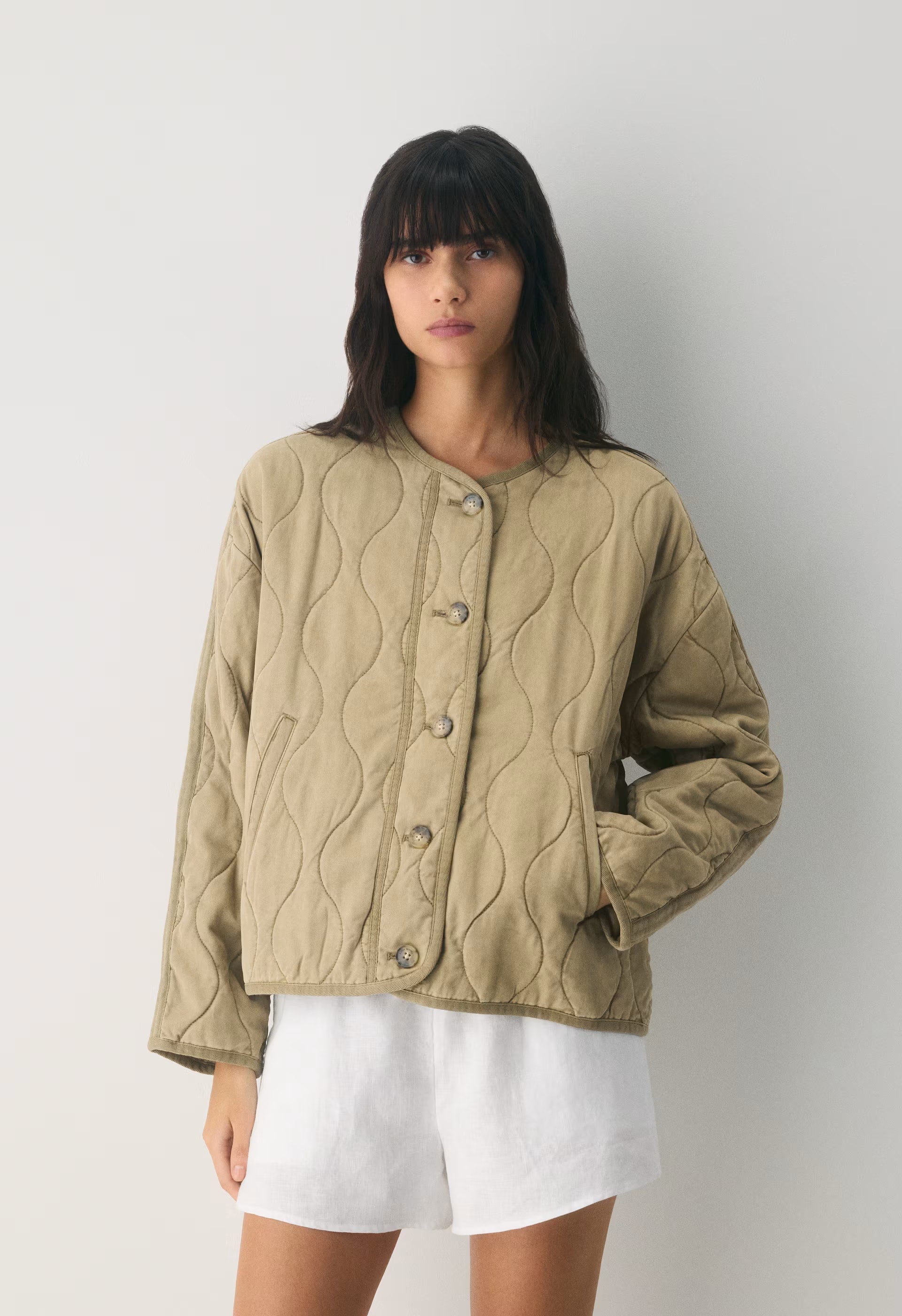 Escapade Liner Jacket - LIVED-IN TAN KHAKI