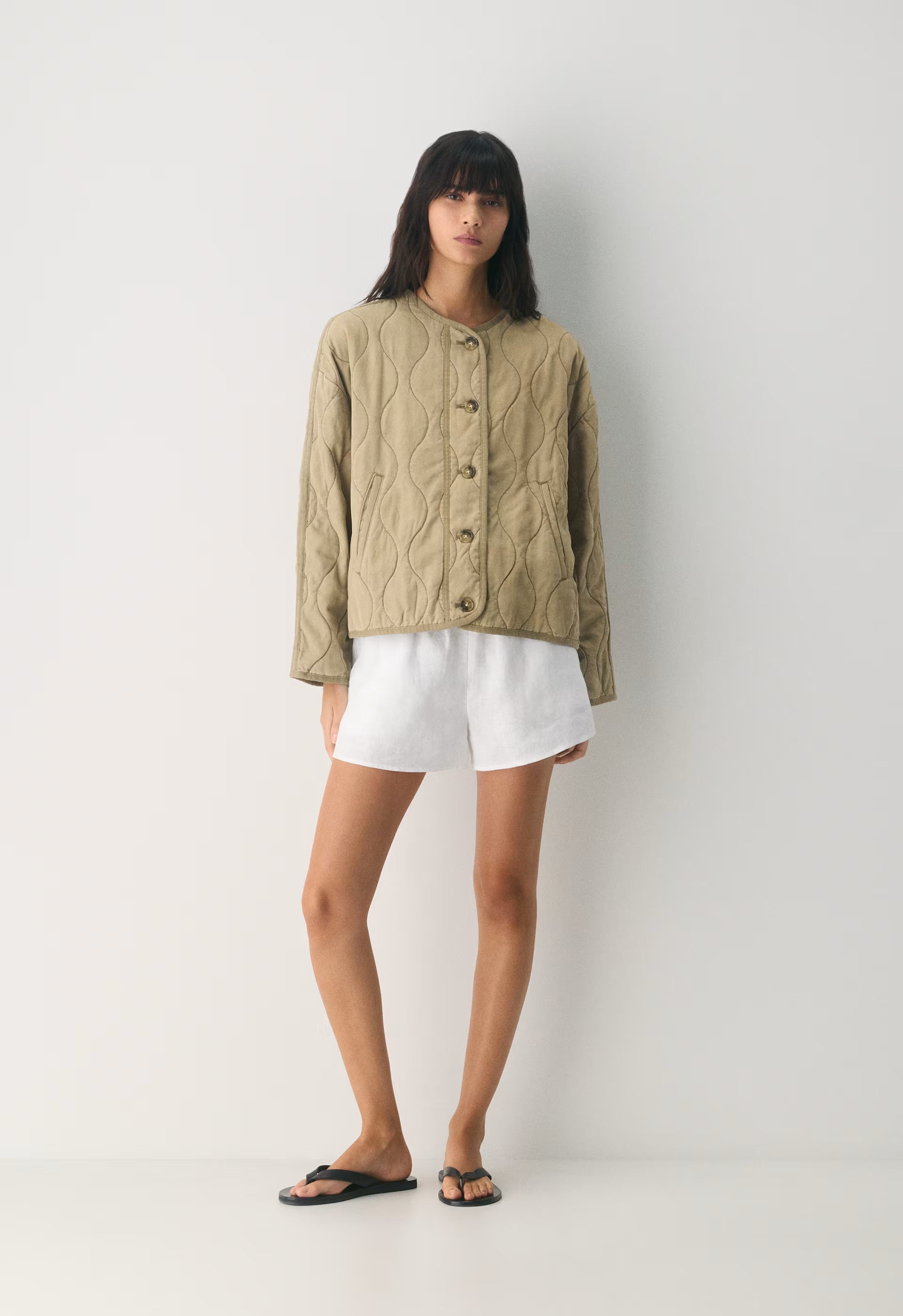 Escapade Liner Jacket - LIVED-IN TAN KHAKI