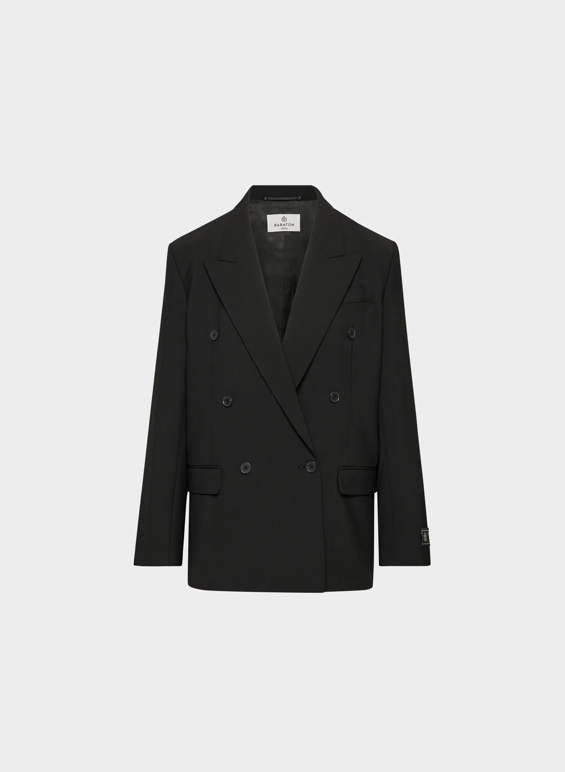 Enact Wool Blazer - BLACK