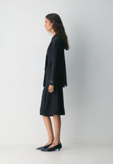 Enact Wool Blazer - BLACK
