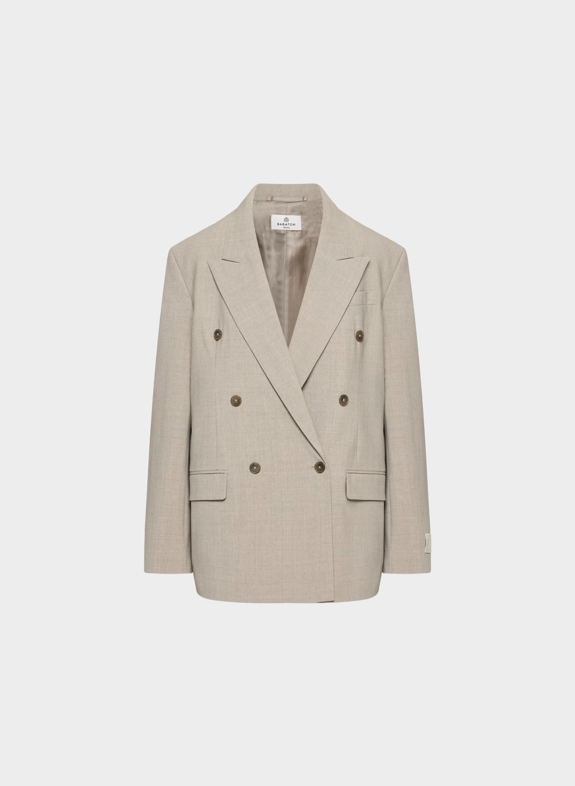 Enact Wool Blazer - HEATHER LIGHT NUTMEG