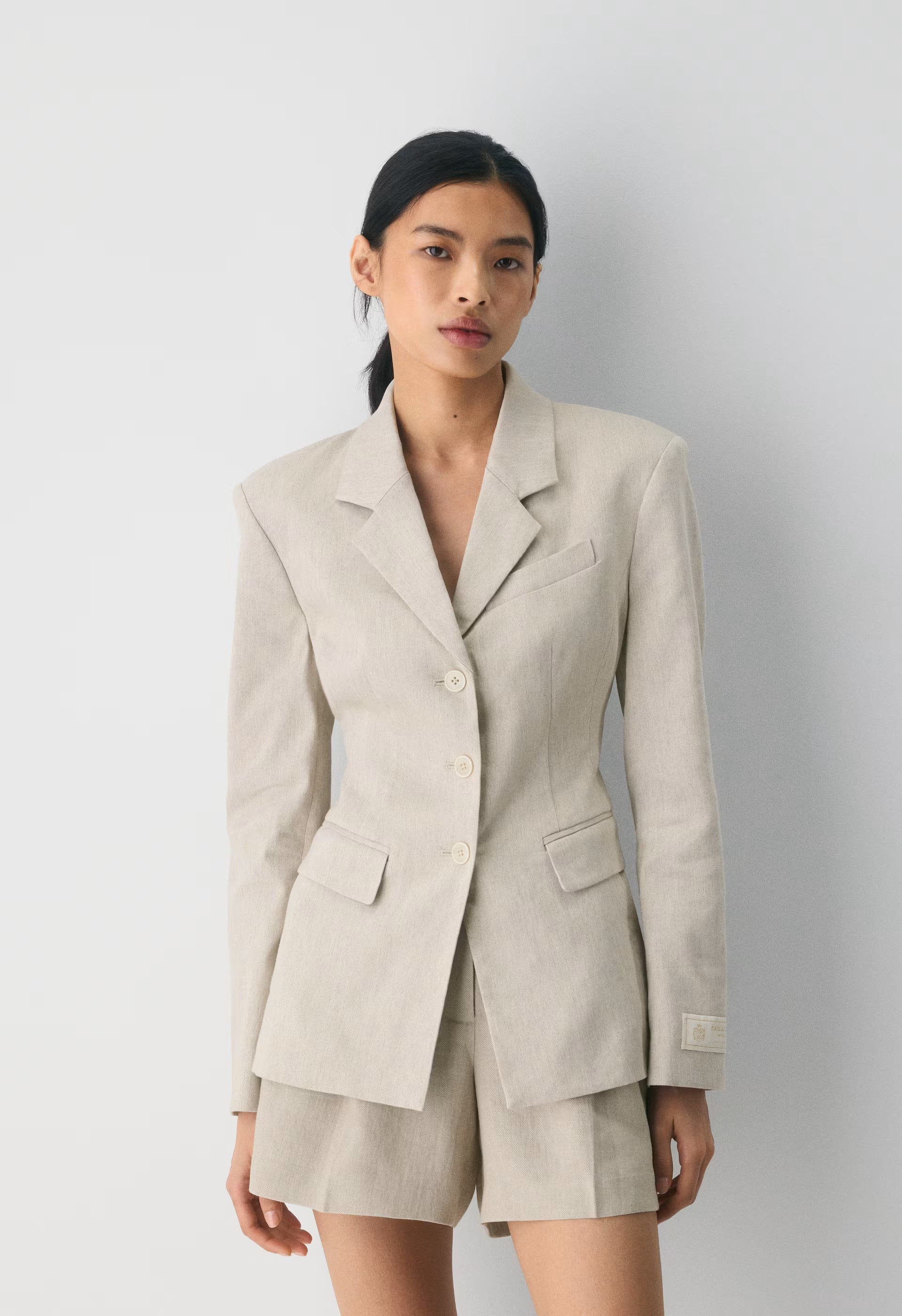 Standout Linen Blazer - UNDYED DARK ECRU