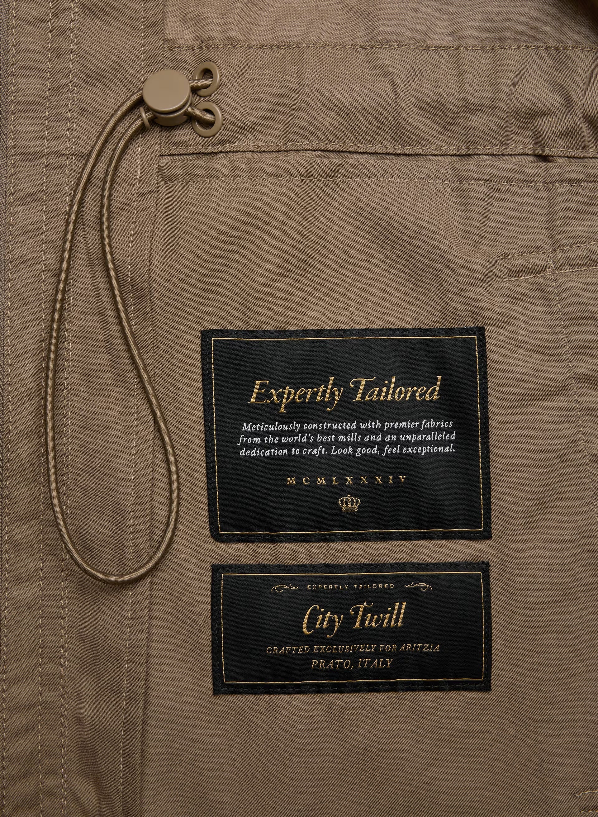Cinch Jacket - City Twill - FOLIO TAUPE