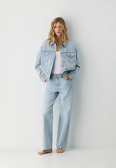 Denim Forum The ‘90s So-Soft Denim Jacket - 15 YRS BRL THR BLEU