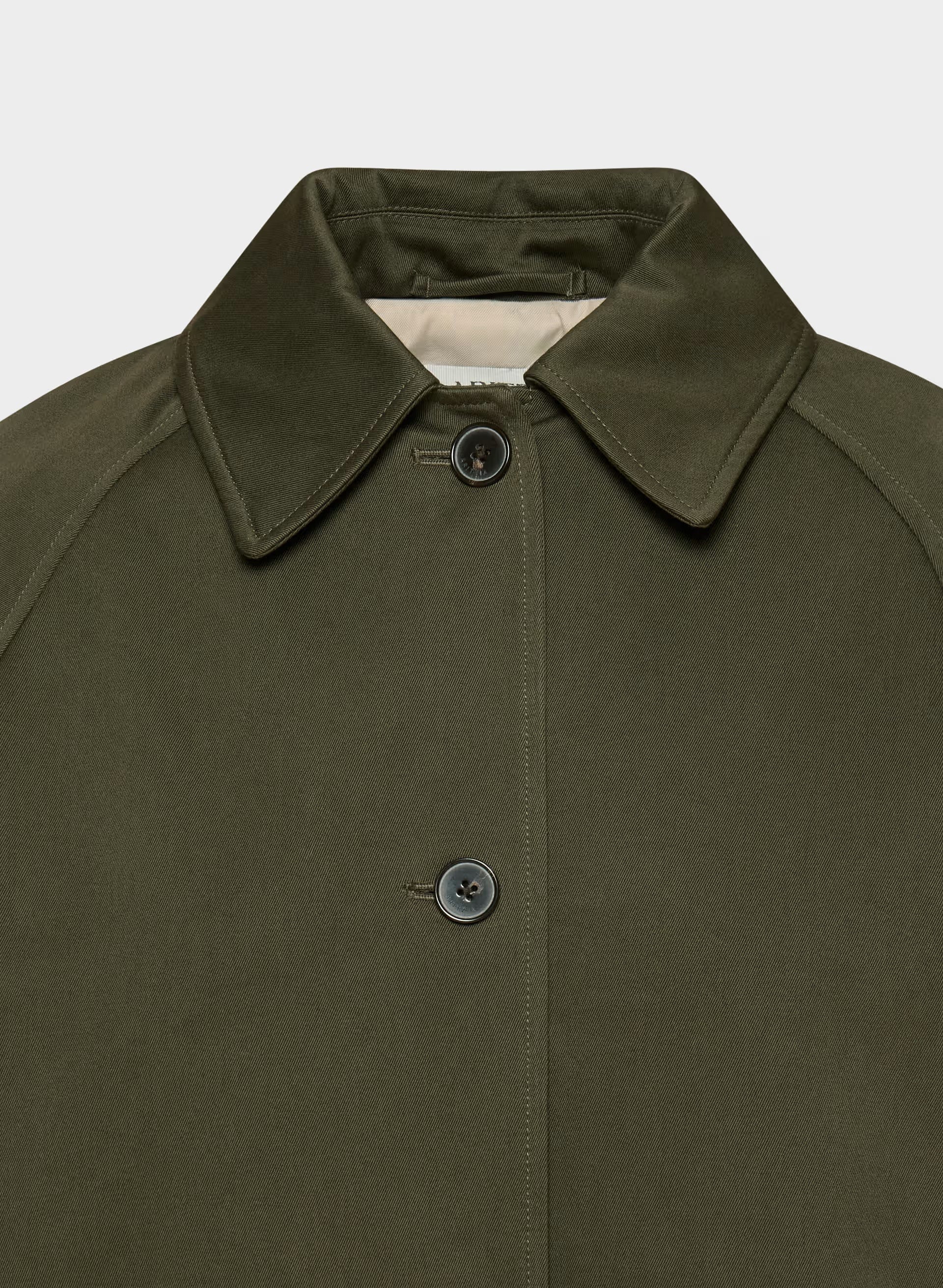 The Regent Trench Coat - Rich Twill - DARK OLIVE