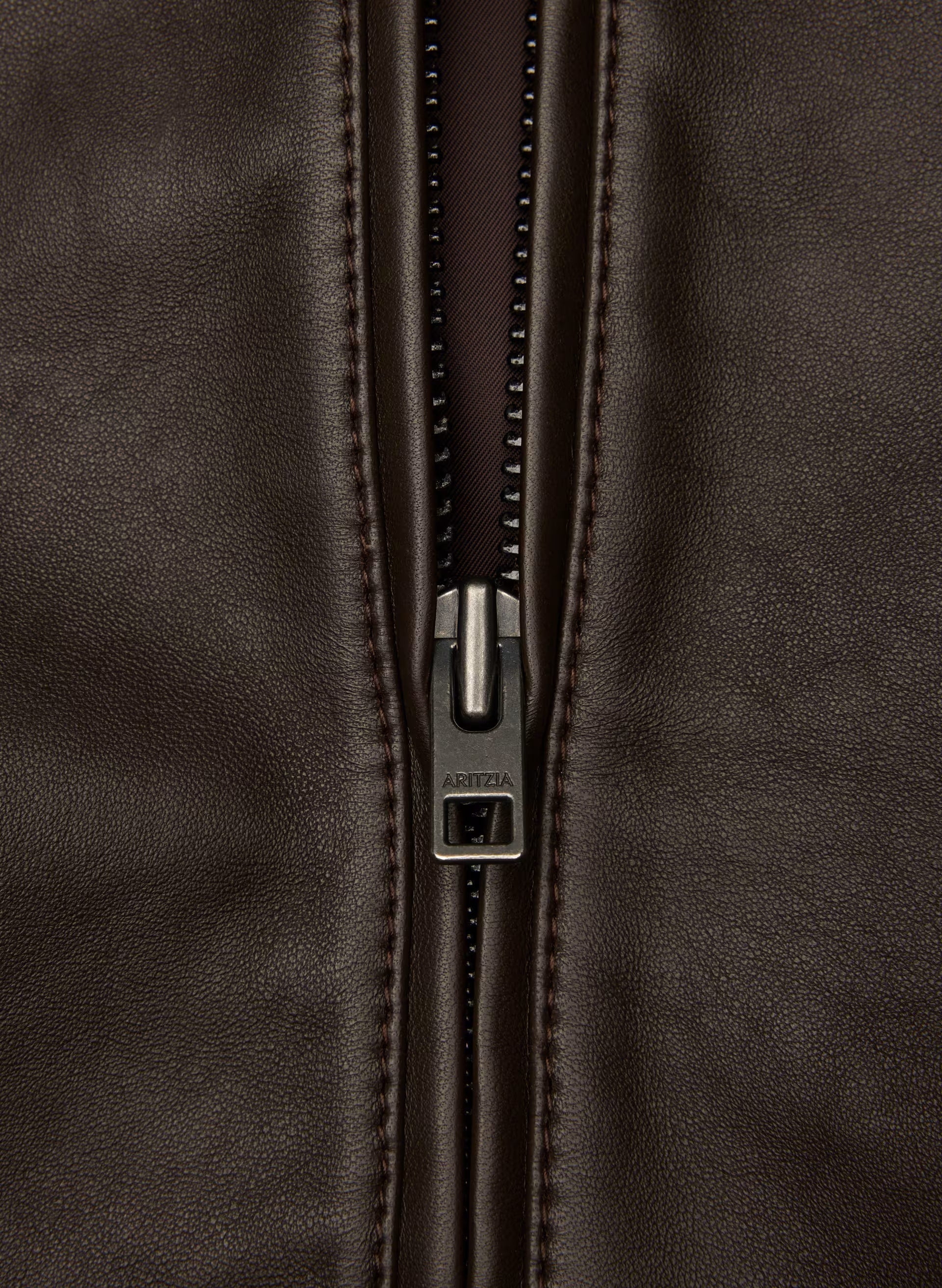 Jones Bomber - Leather - BURNT BROWN