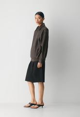 Jones Bomber - Leather - BURNT BROWN