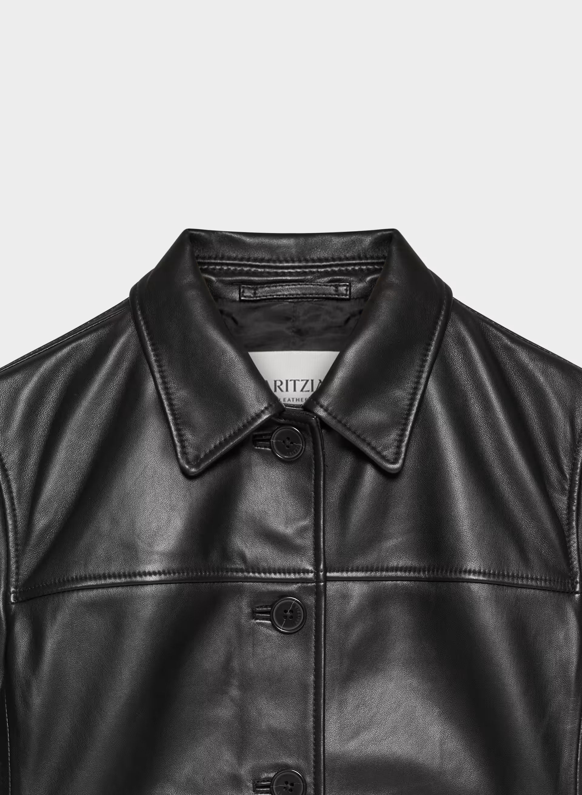 Tori Jacket - Leather - BLACK