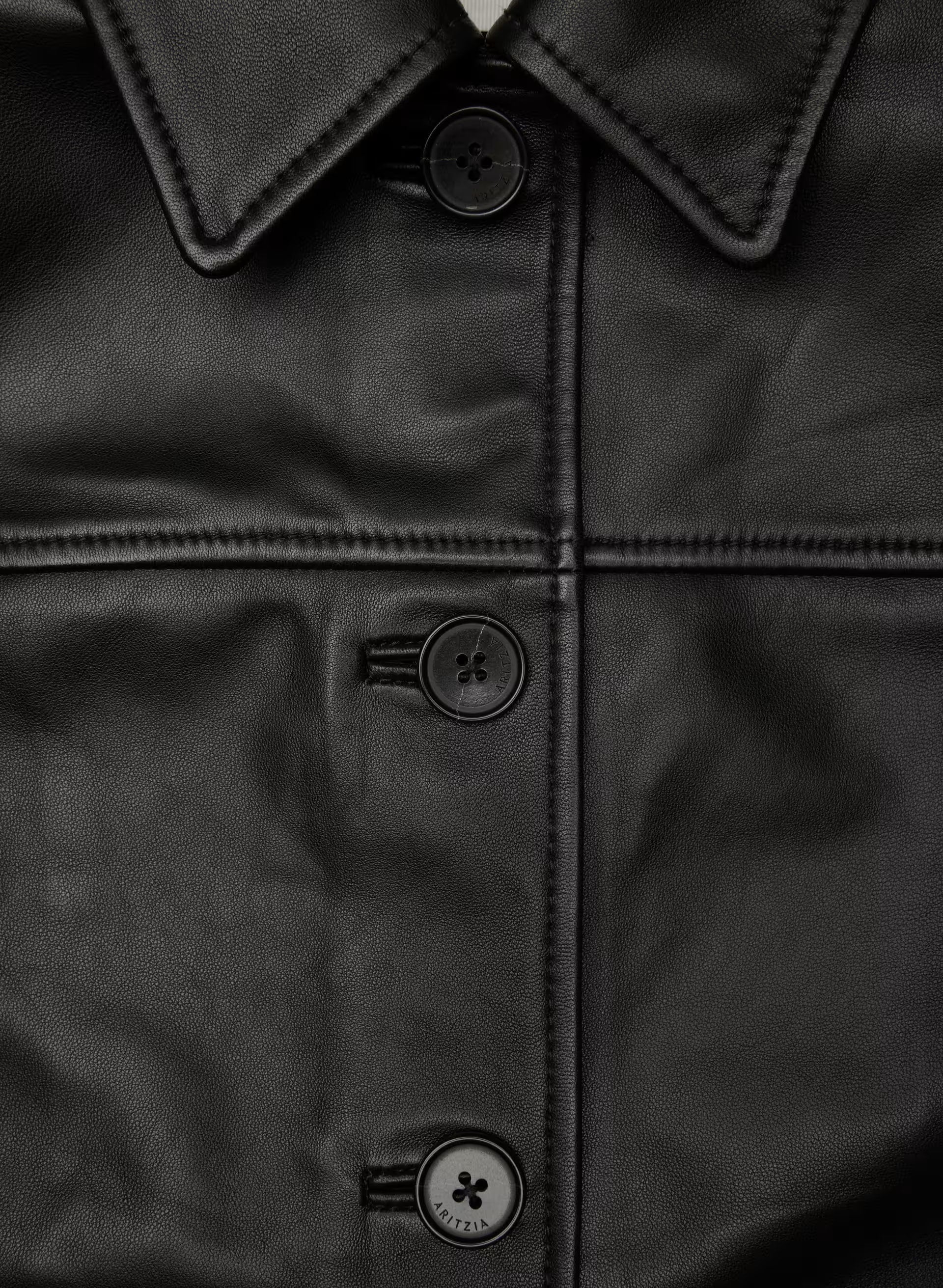 Tori Jacket - Leather - BLACK
