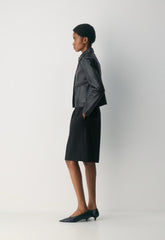 Tori Jacket - Leather - BLACK
