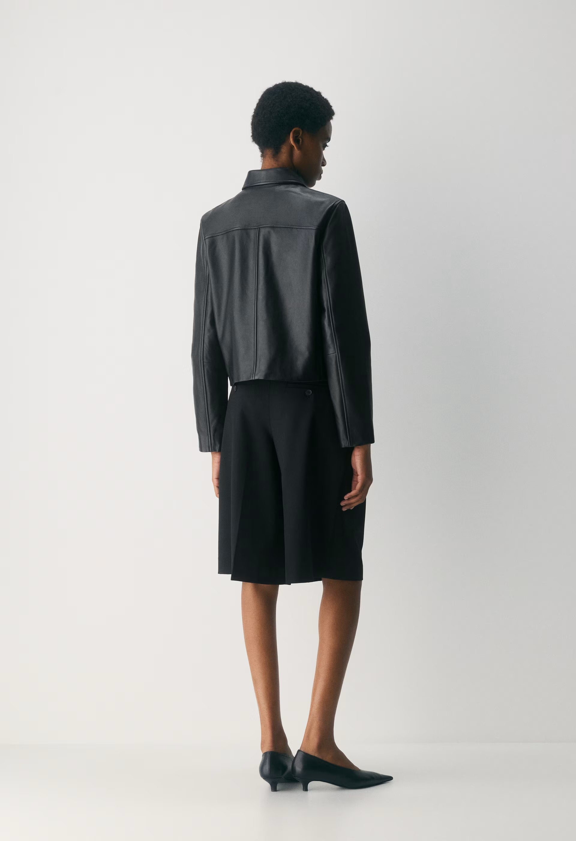 Tori Jacket - Leather - BLACK
