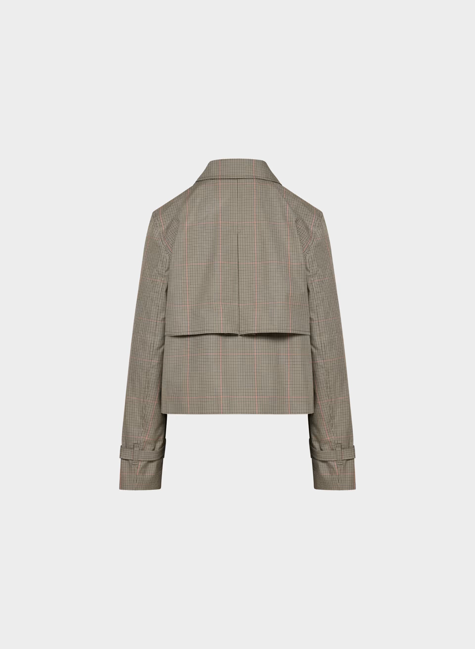 The Esquire Short Trench Coat - City Twill - WSHRT CK ND TP/ANS BRN