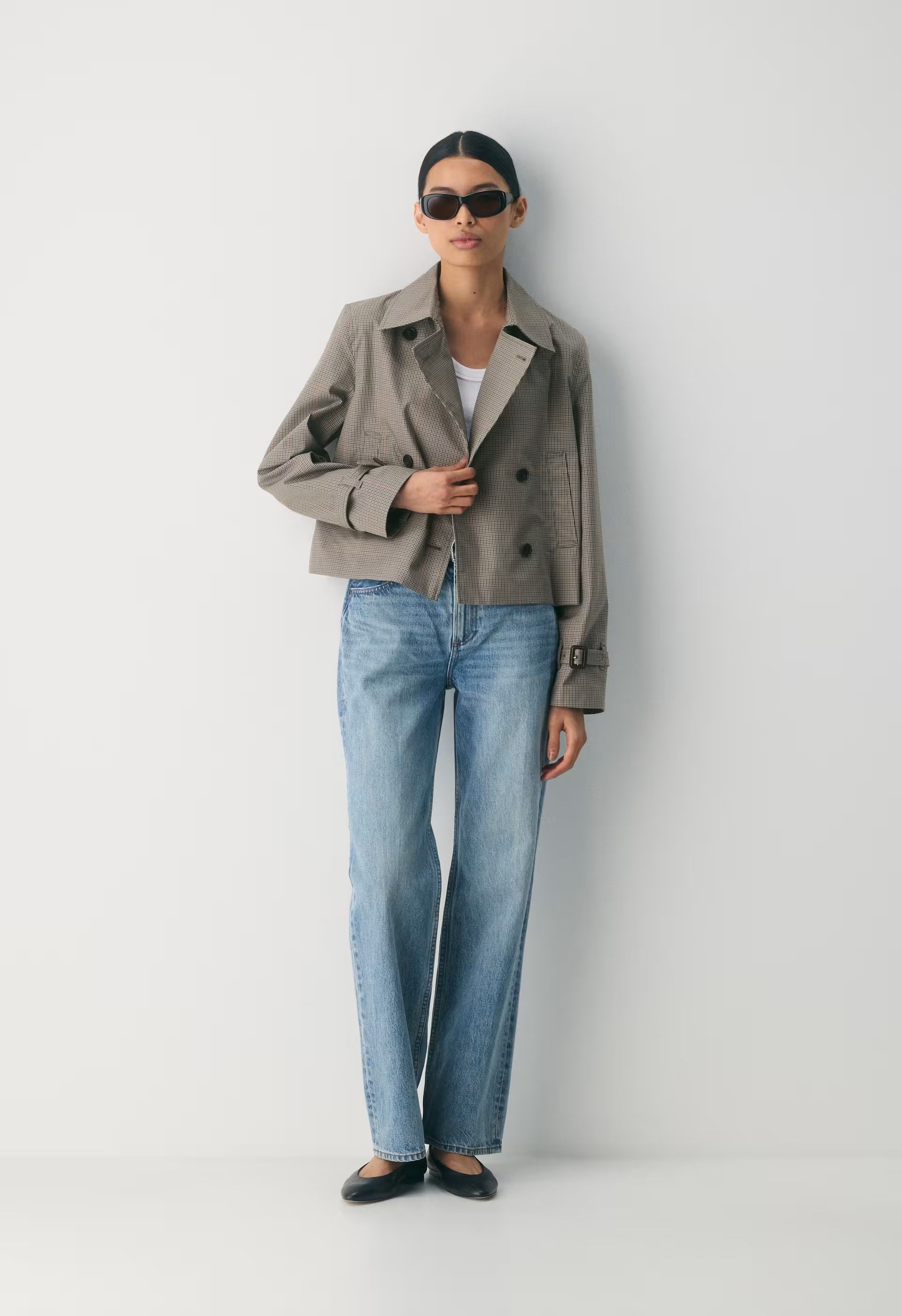 The Esquire Short Trench Coat - City Twill - WSHRT CK ND TP/ANS BRN
