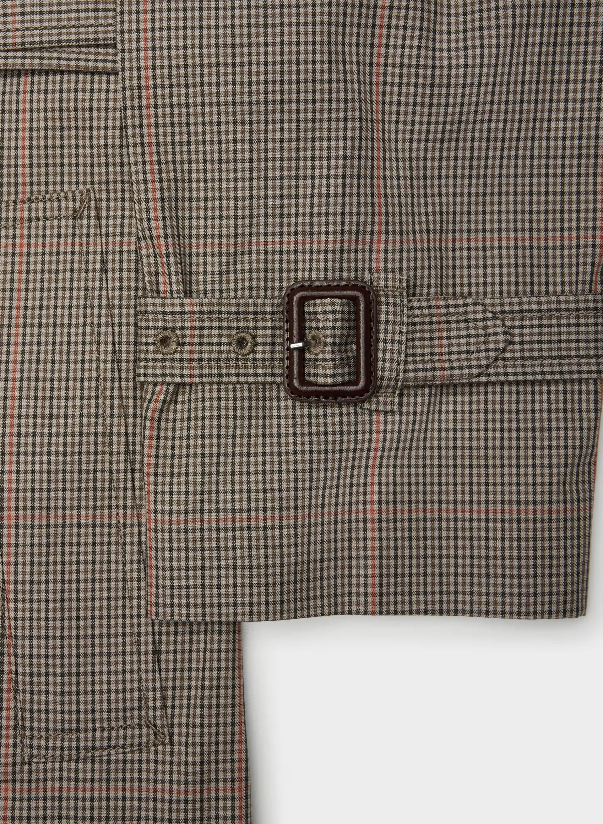 The Finch Trench Coat - City Twill - WSHRT CK ND TP/ANS BRN