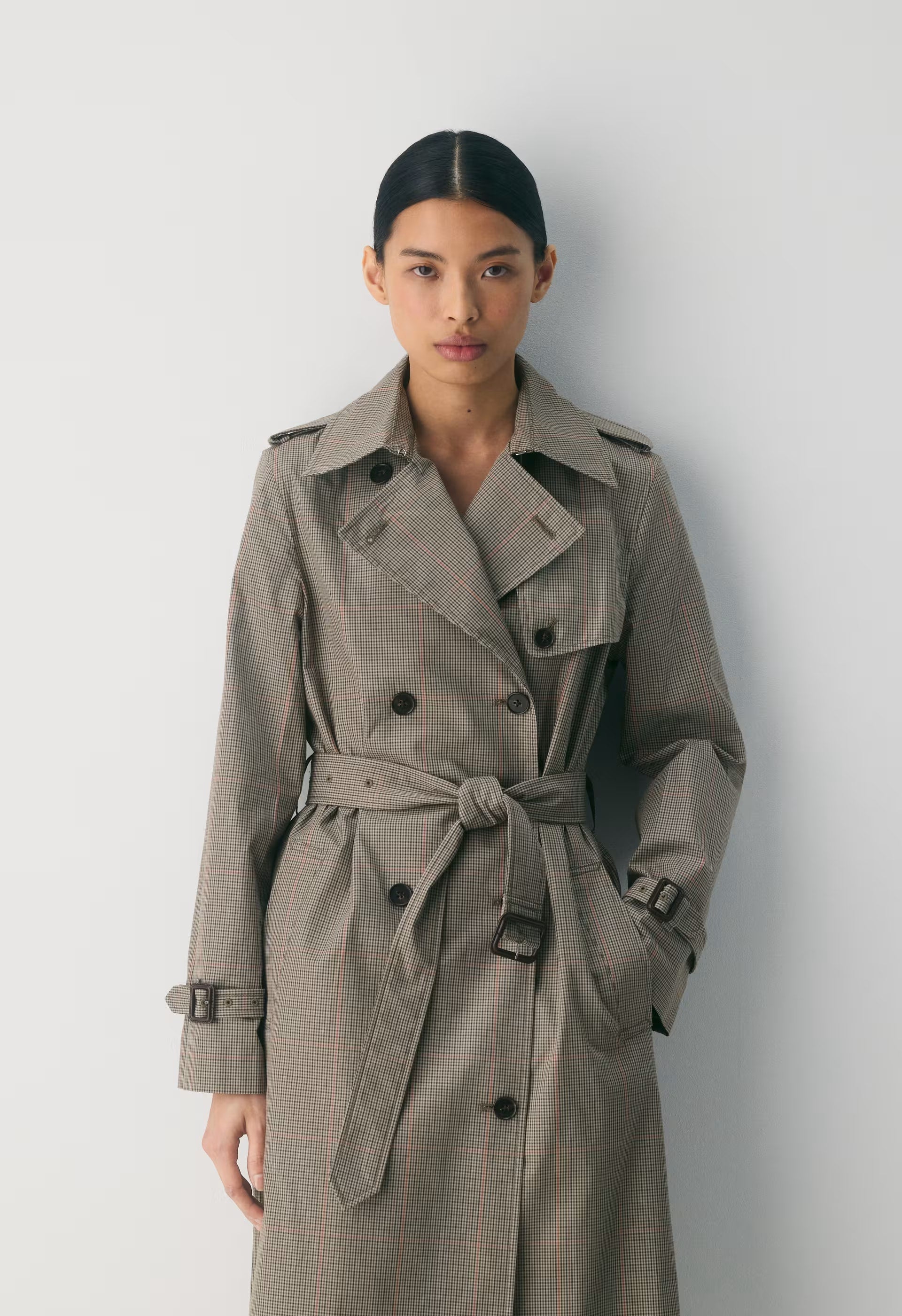 The Finch Trench Coat - City Twill - WSHRT CK ND TP/ANS BRN