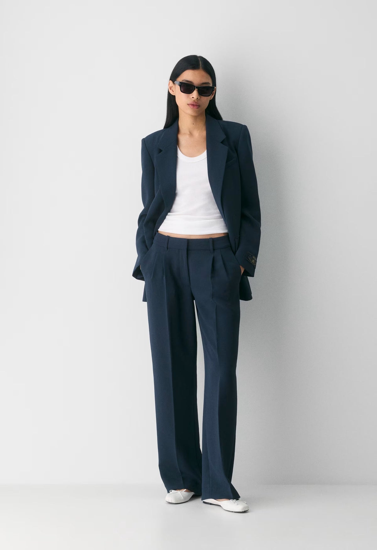 The Effortless Pant™ Lo-Rise - Crepette™ - ADMIRAL