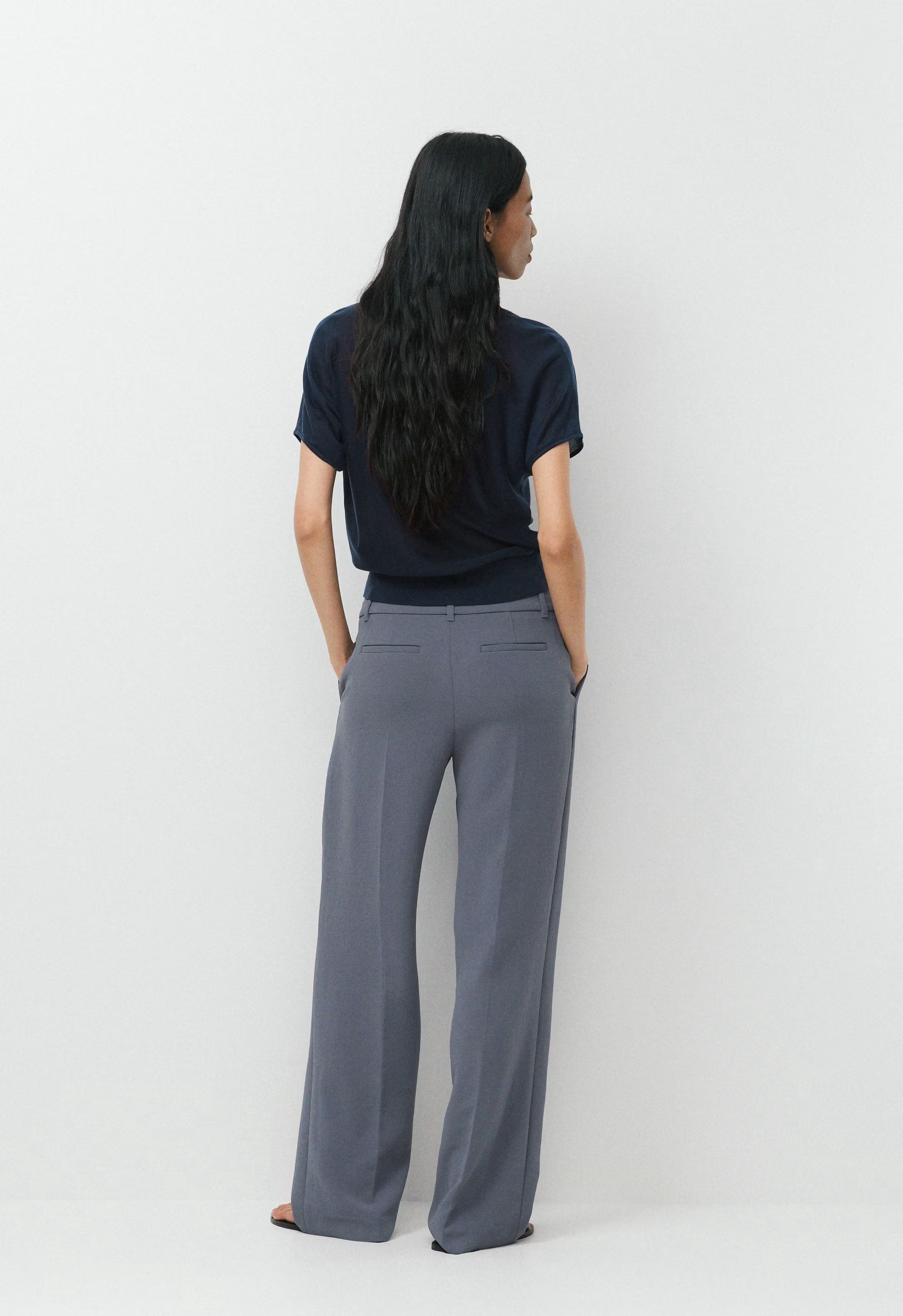 The Effortless Pant™ Lo-Rise - Crepette™ - VINTAGE NAVY