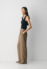 The Effortless Pant™ Lo-Rise - Crepette™ - FOLIO TAUPE