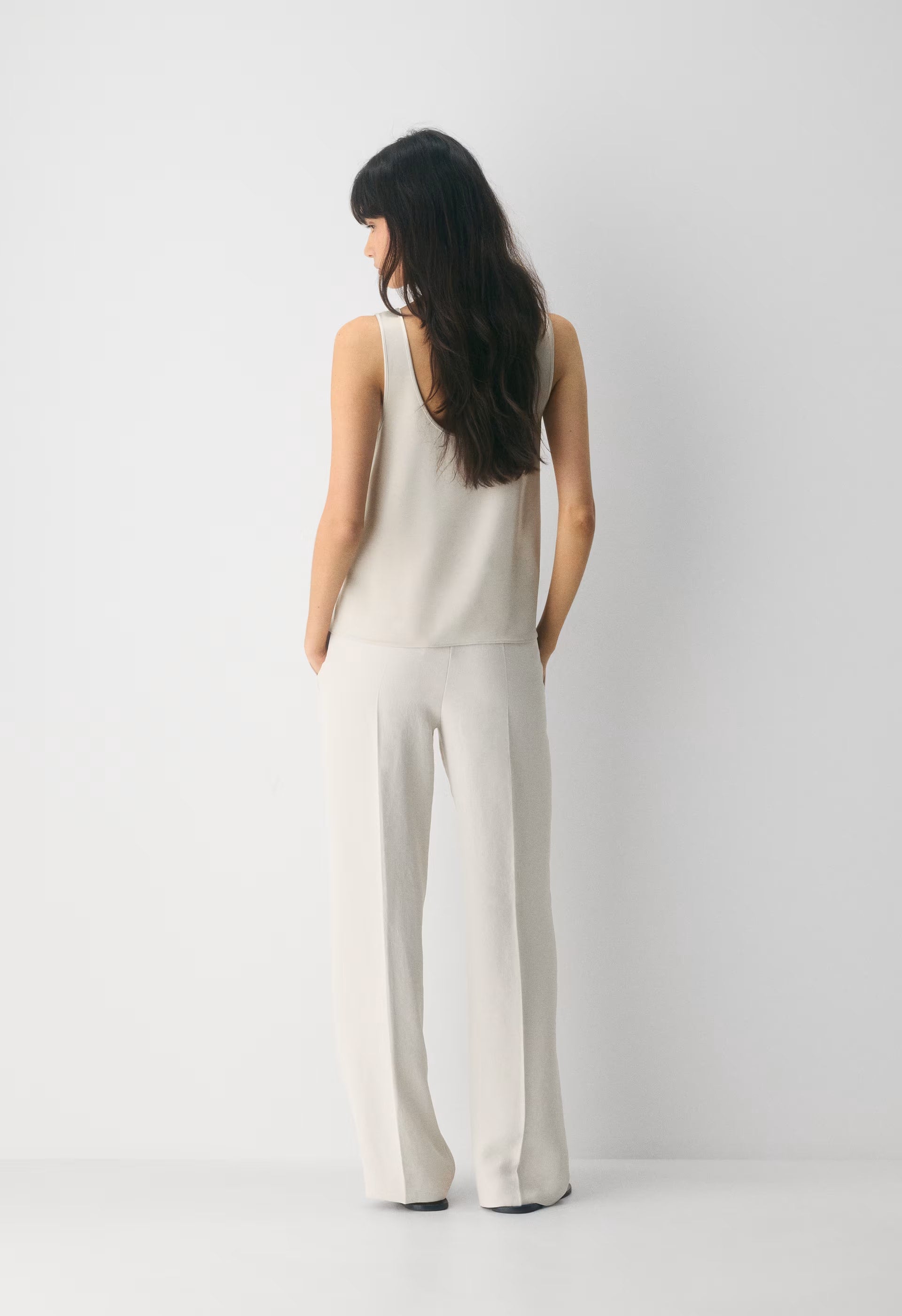 The Effortless Pant™ Lo-Rise - Crepette™ - METROPOLIS BEIGE